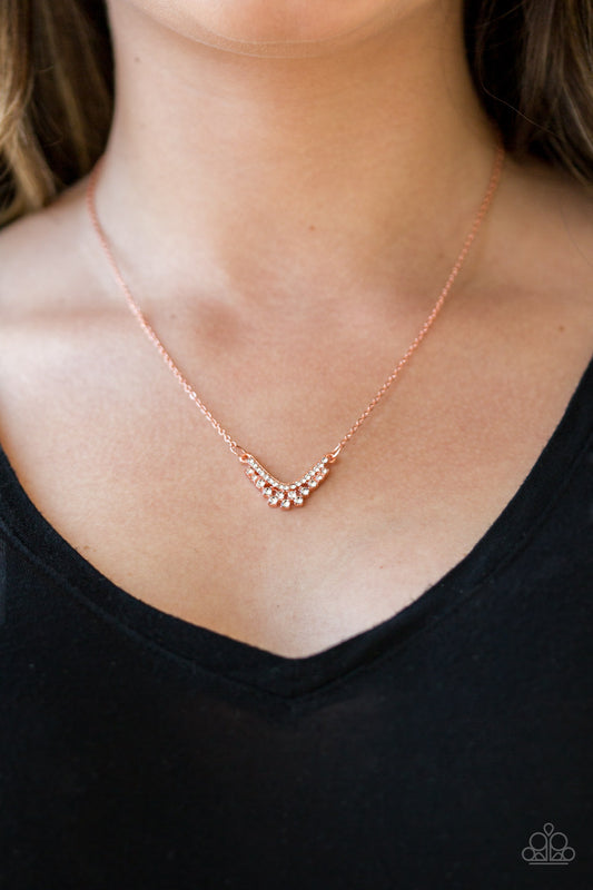 Paparazzi Classically Classic - Copper Necklace 