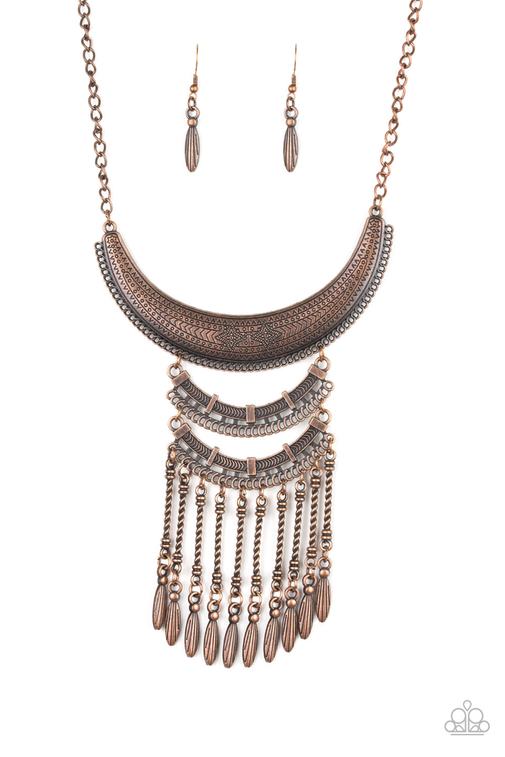 Eastern Empress - Copper Necklace 