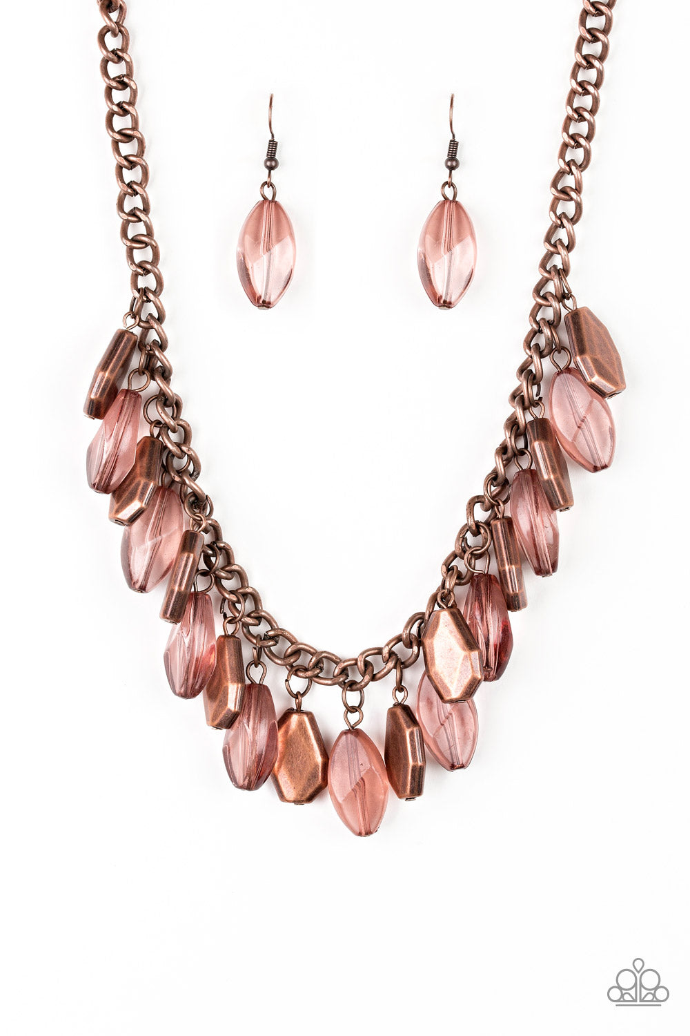 Paparazzi Fringe Fabulous - Copper Necklace 