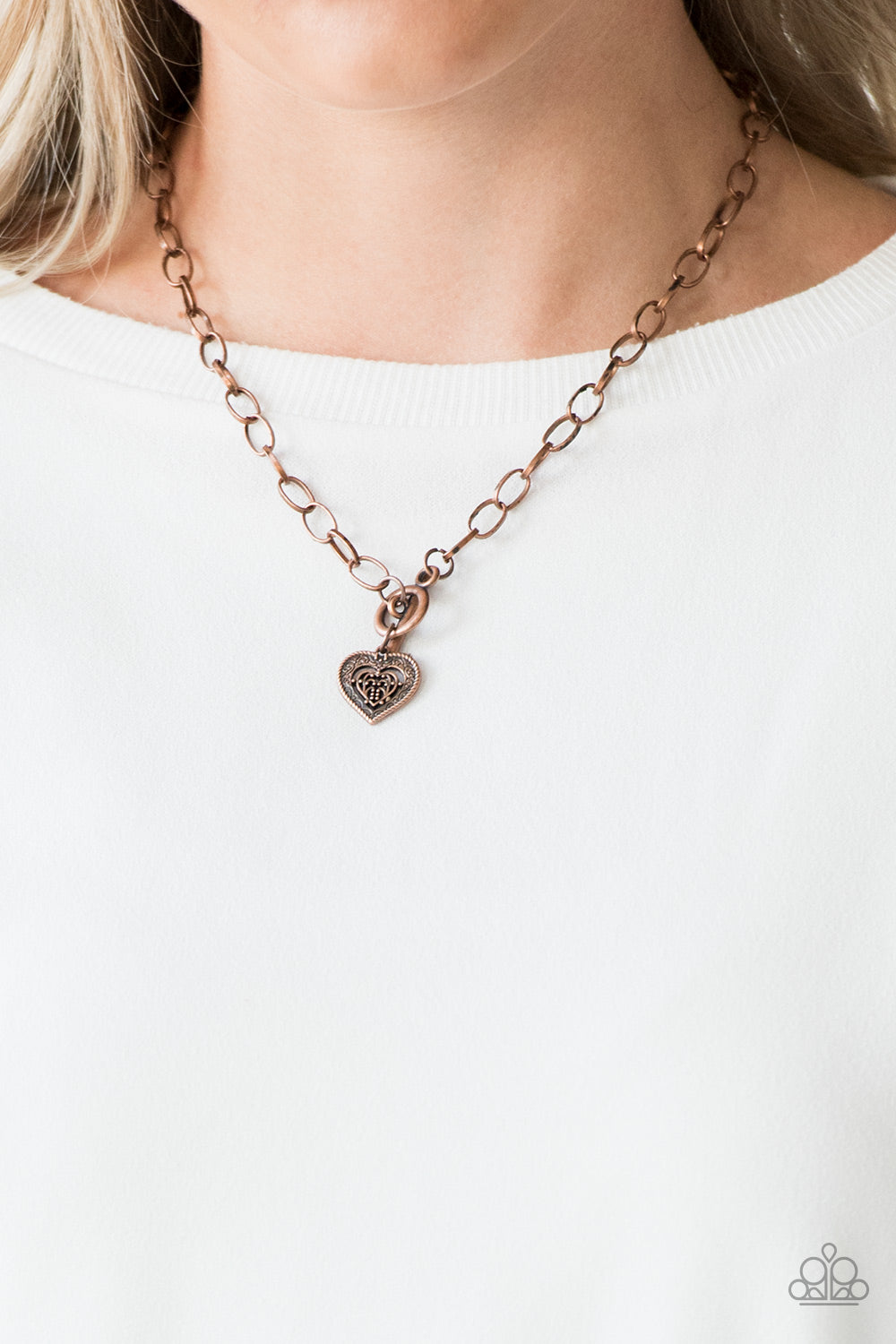 Say No AMOUR - Copper Necklace