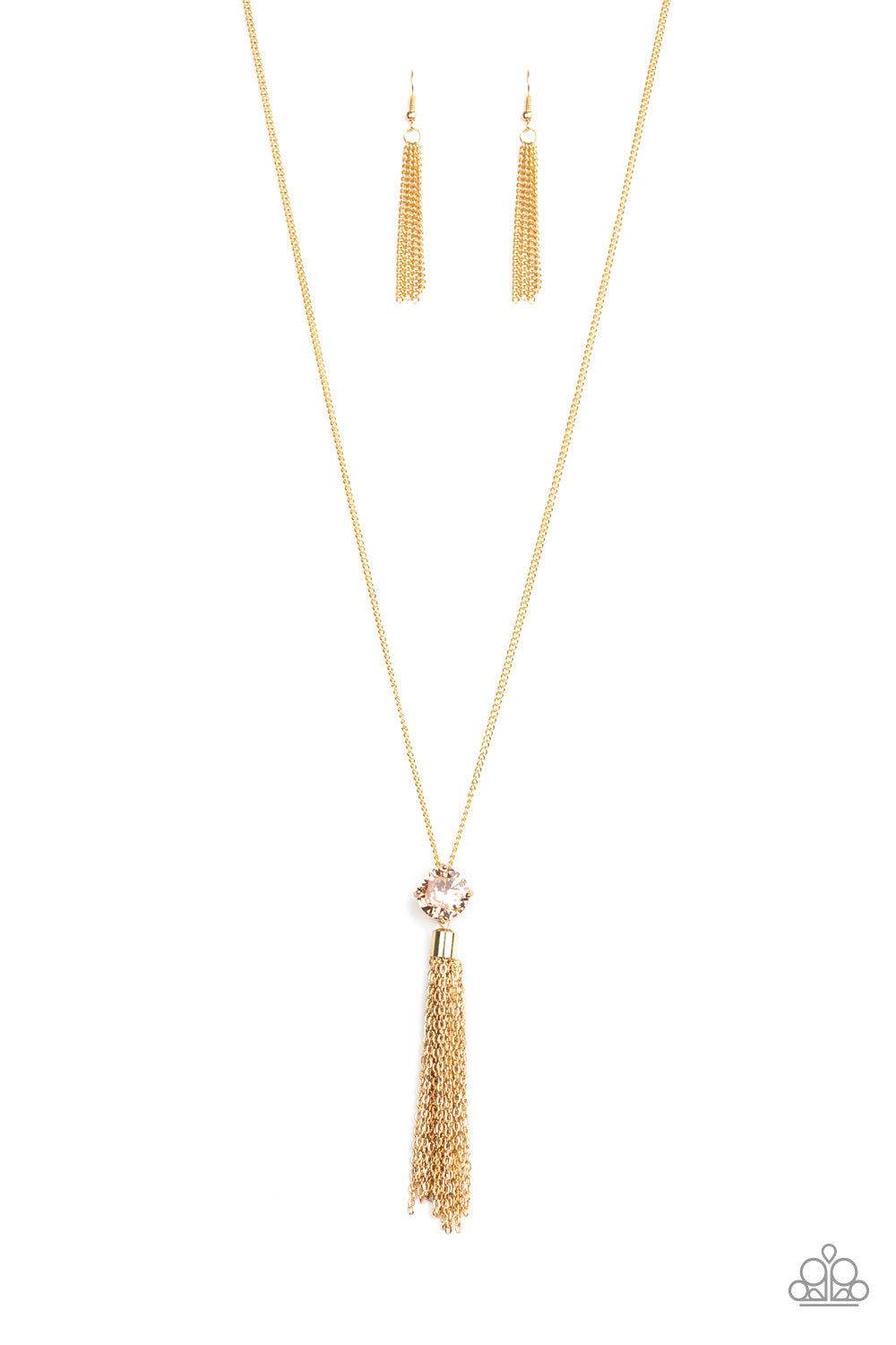 Five-Alarm FIREWORK - Gold Necklace