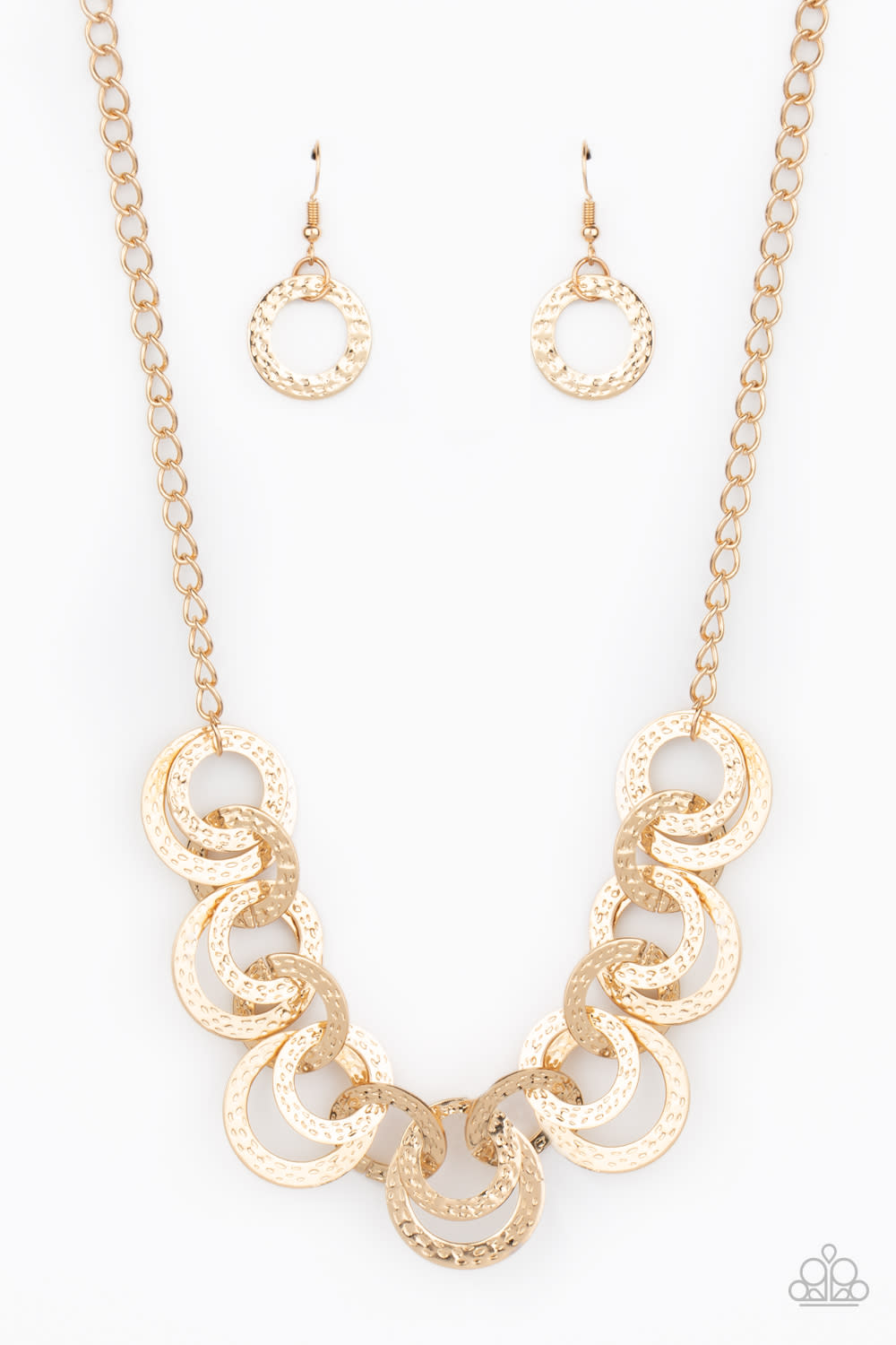 Paparazzi Treasure Tease - Gold Necklace 