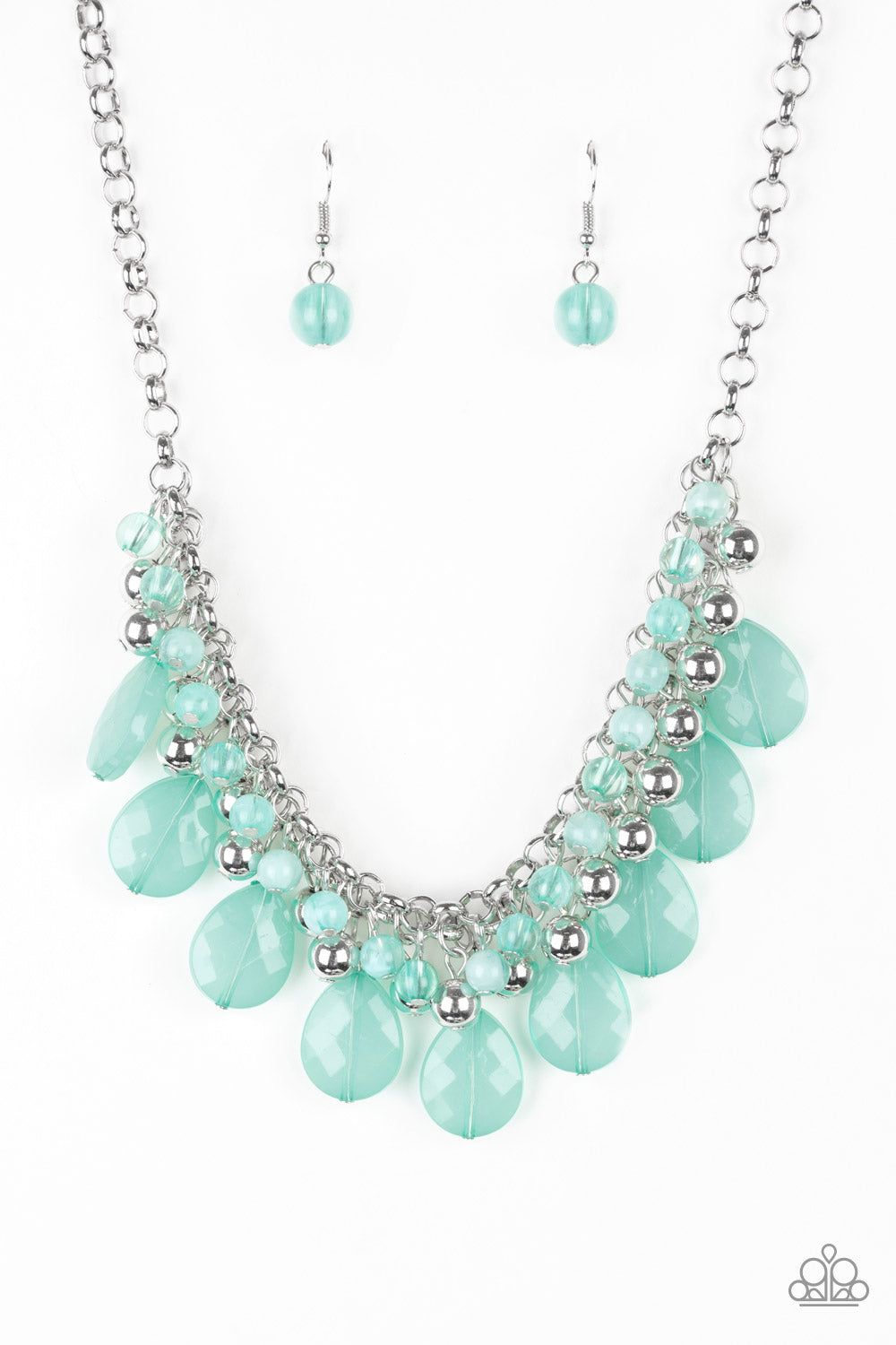 Paparazzi Trending Tropicana - Green Necklace 