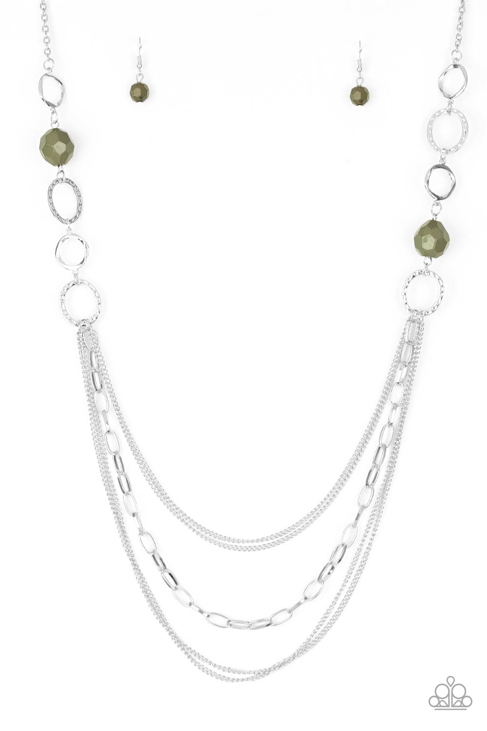 Paparazzi Margarita Masquerades - Green Necklace 