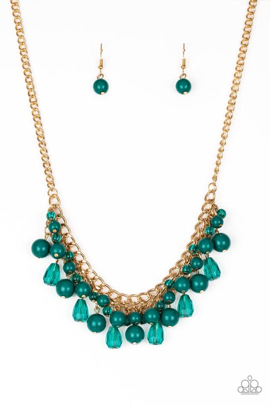 Paparazzi Tour de Trendsetter - Green Necklace