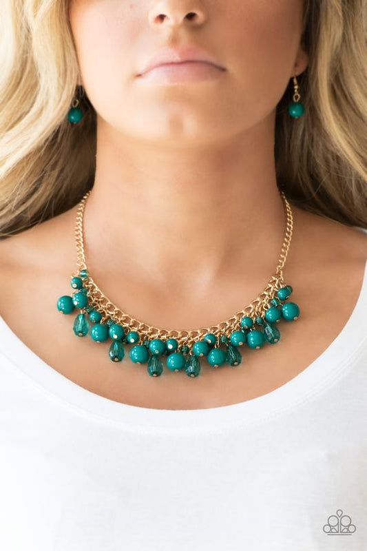 Paparazzi Tour de Trendsetter - Green Necklace