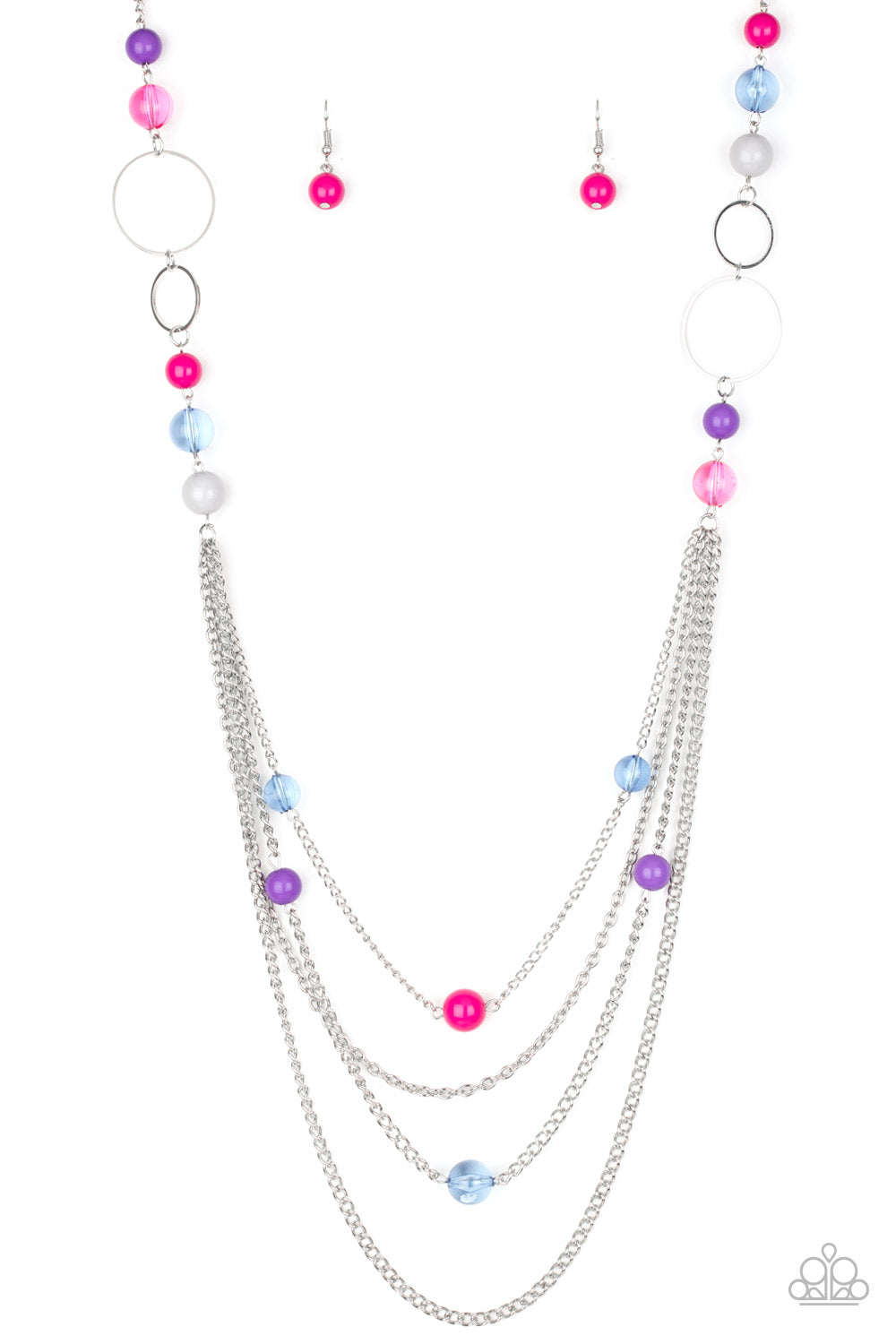 Paparazzi Bubbly Bright - Multi Necklace 