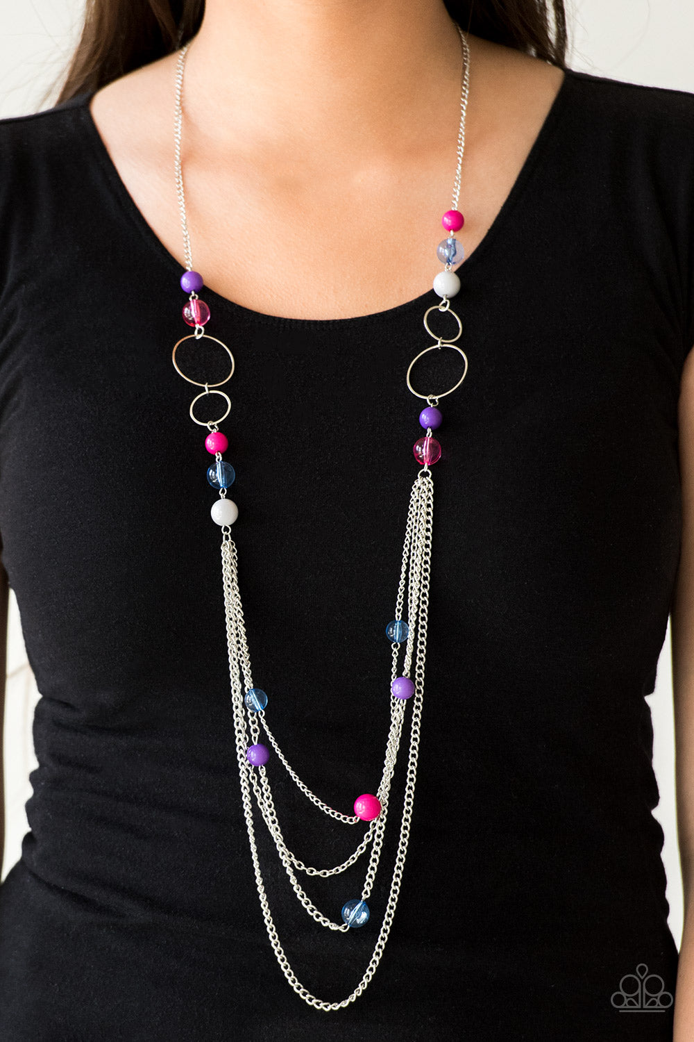 Paparazzi Bubbly Bright - Multi Necklace 