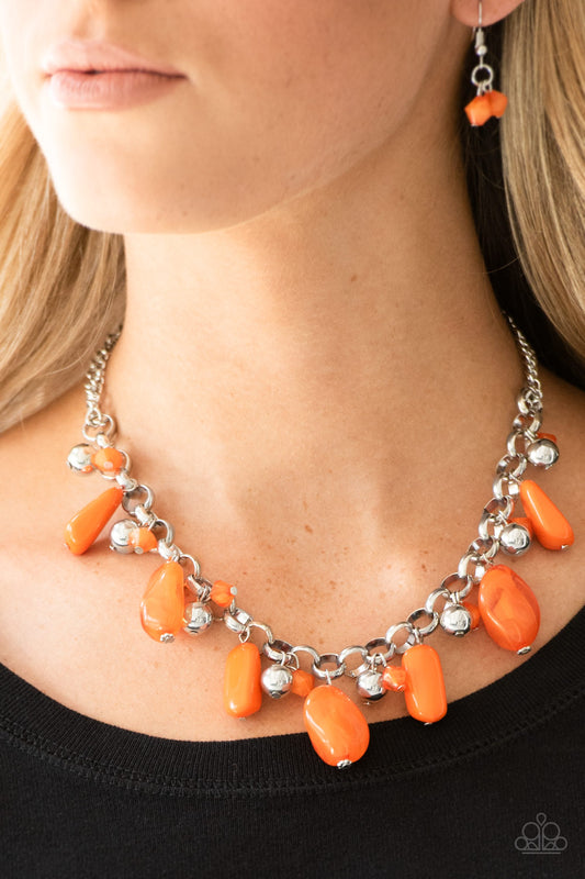 Grand Canyon Grotto - Orange Necklace