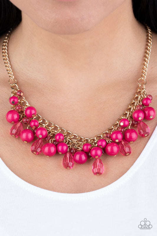 Paparazzi Tour de Trendsetter - Pink Necklace 