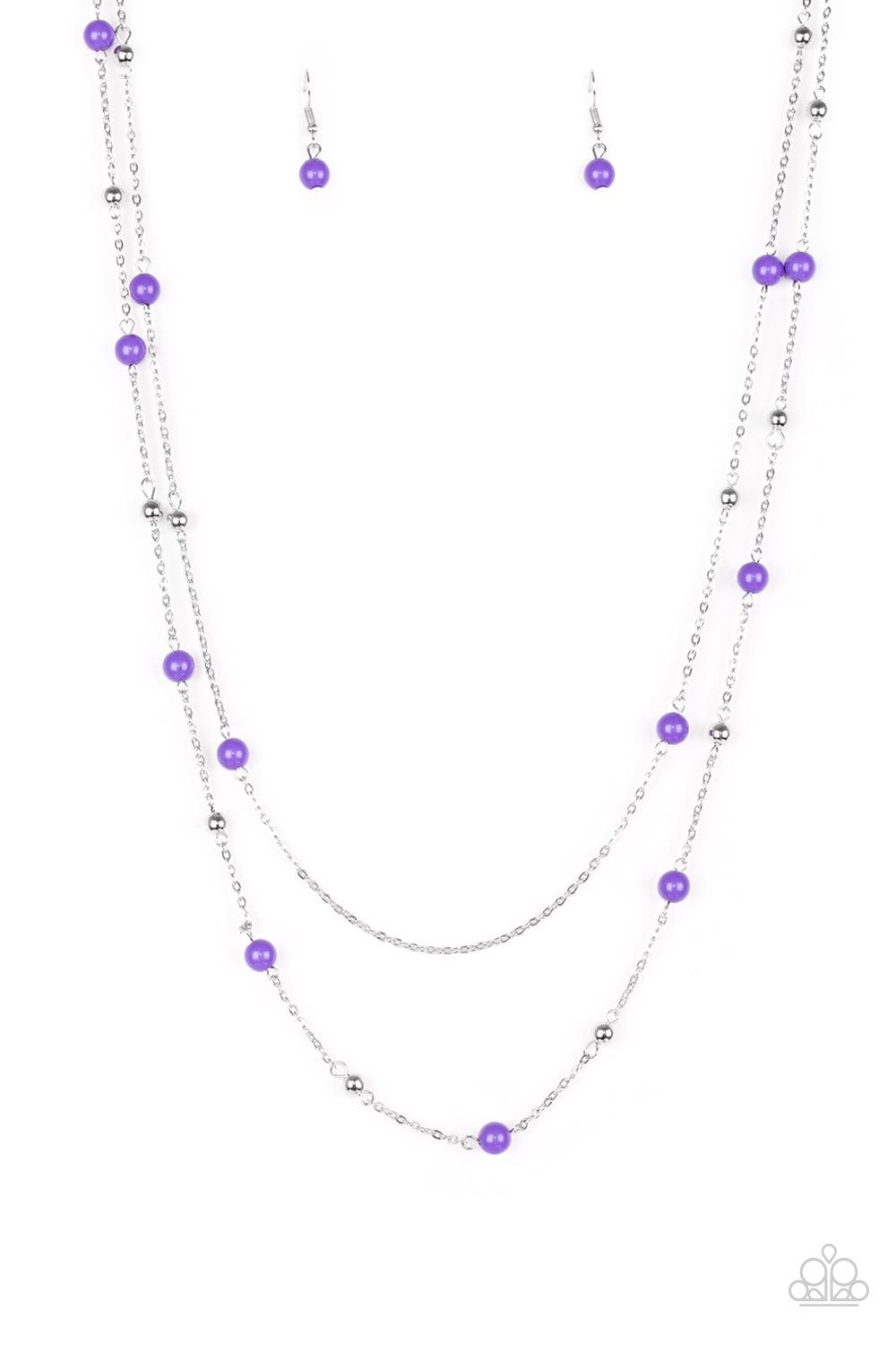 Paparazzi Beach Party Pageant - Purple Necklace 