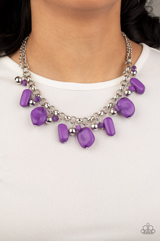 Paparazzi Grand Canyon Grotto - Purple Necklace 