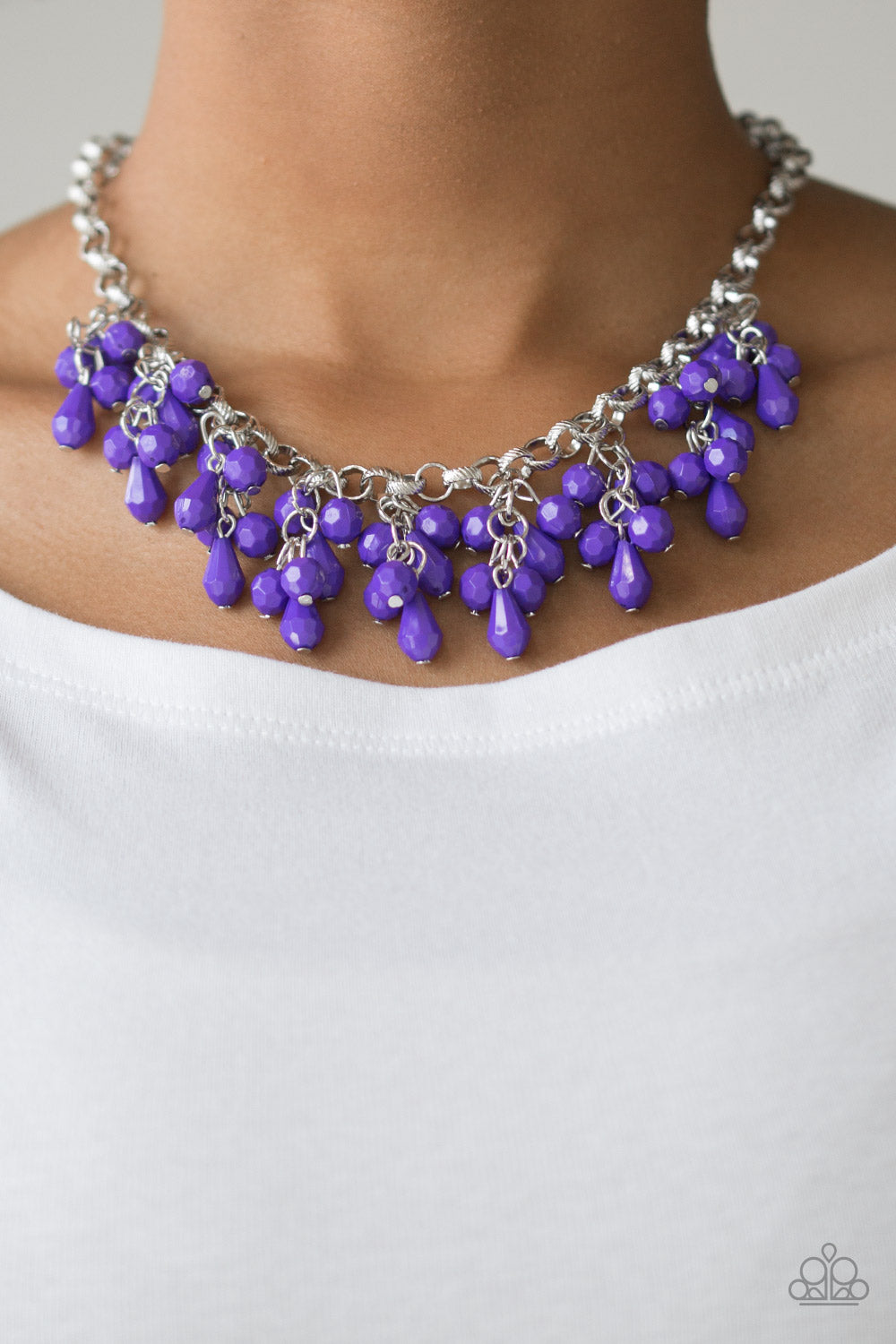 Modern Macarena - Purple Necklace 