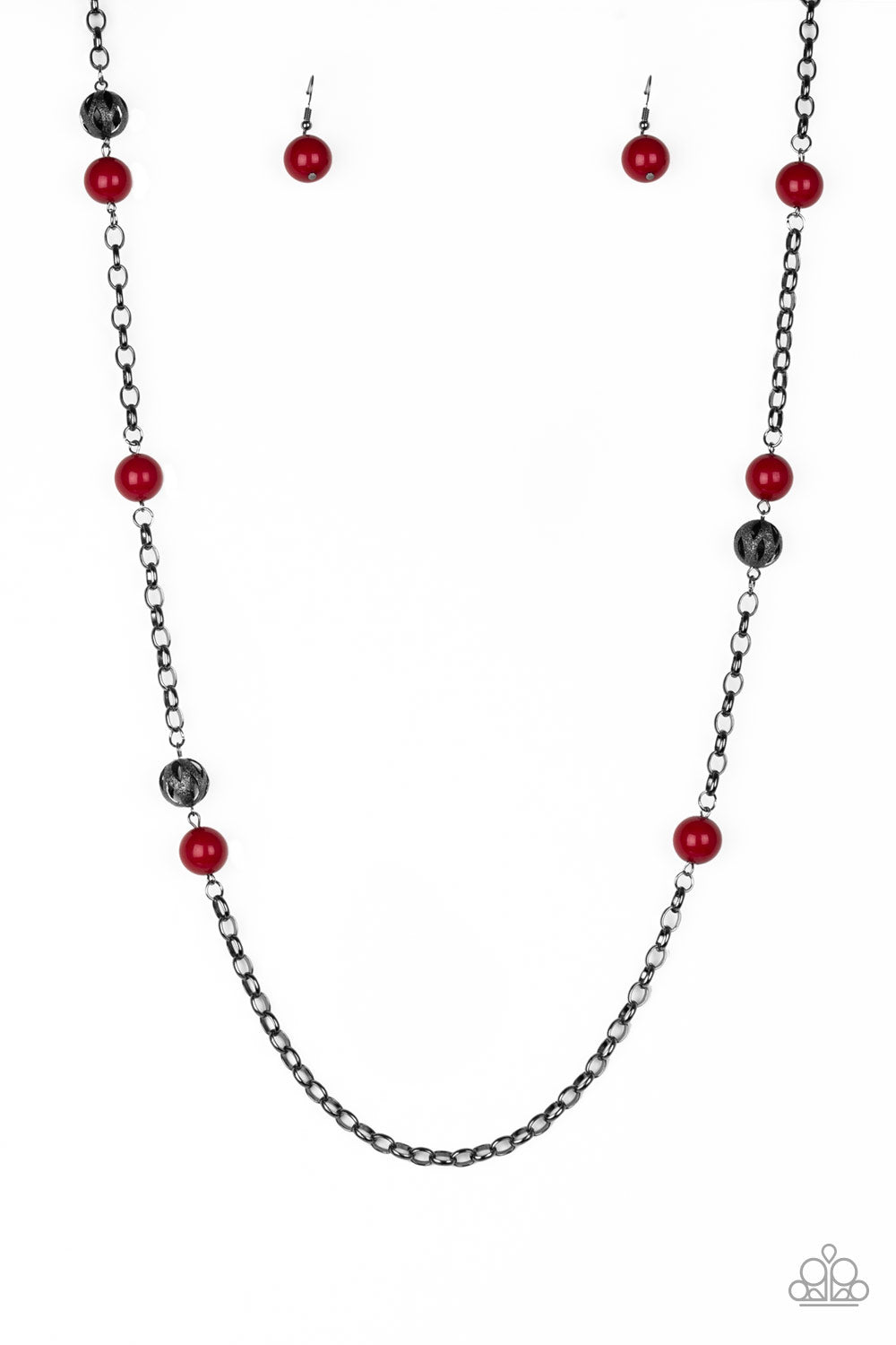 Paparazzi Fashion Fad - Red Necklace 