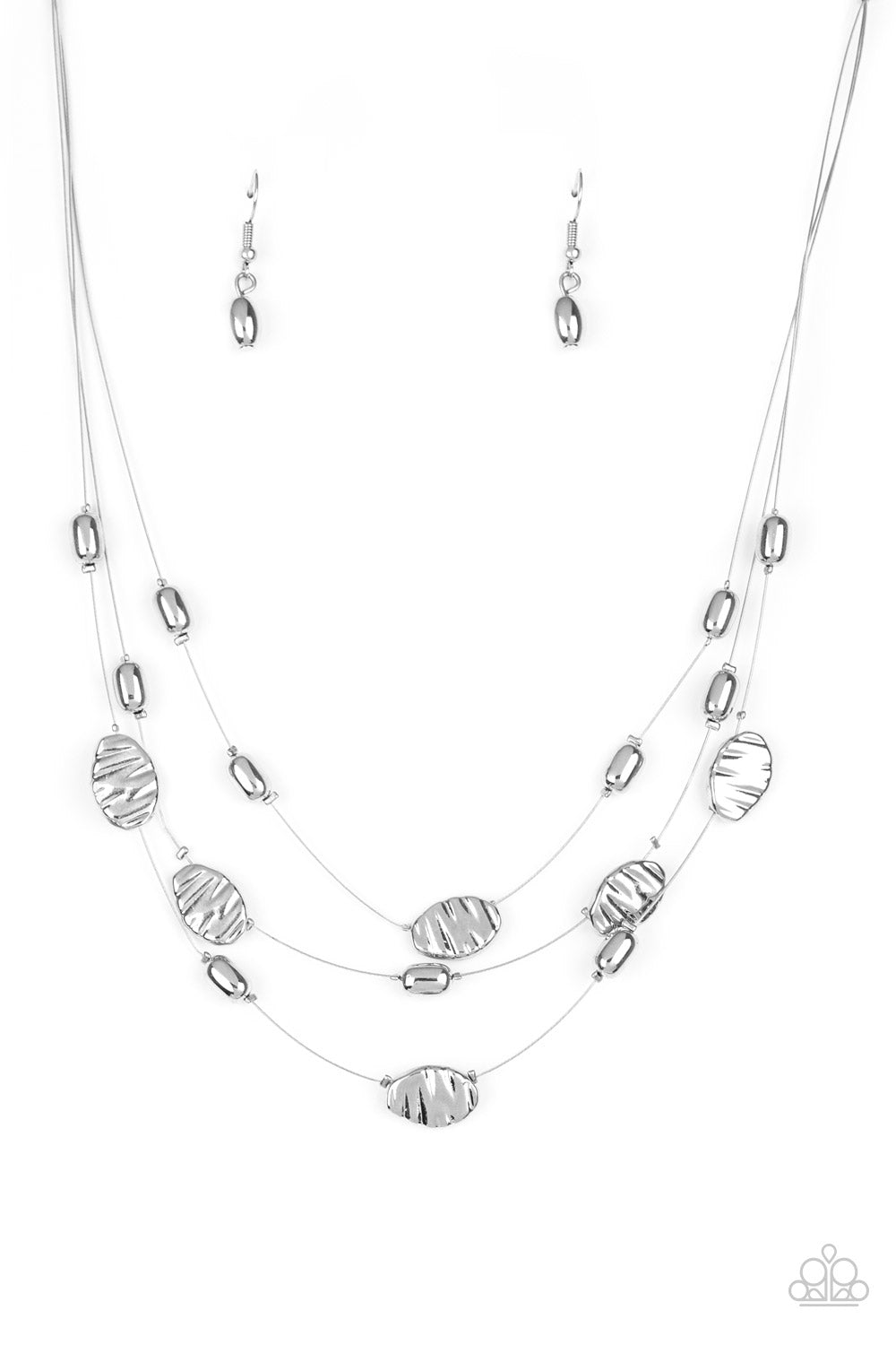 Paparazzi Top ZEN - Silver Necklace 