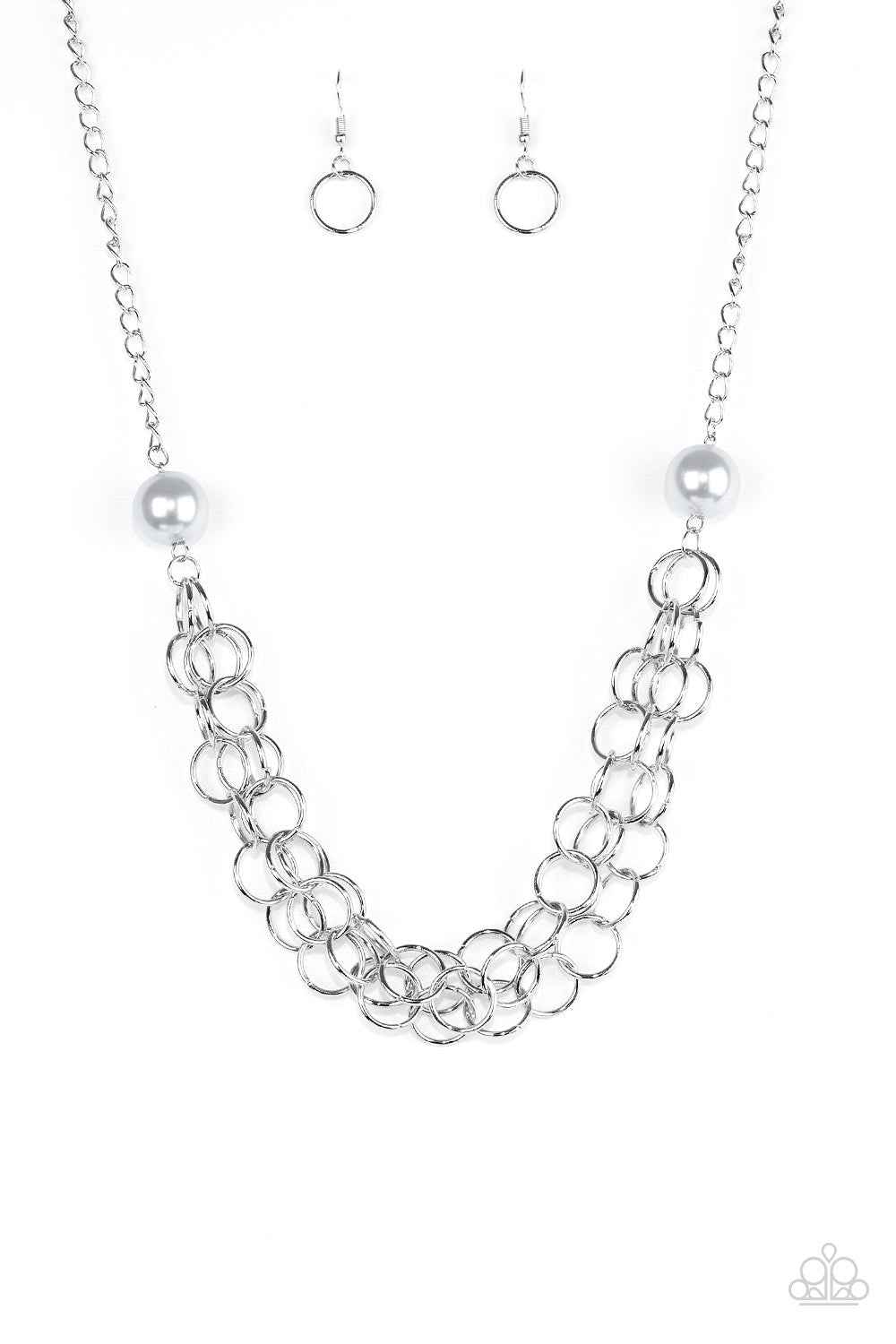 Paparazzi Daring Diva - Silver Necklace 