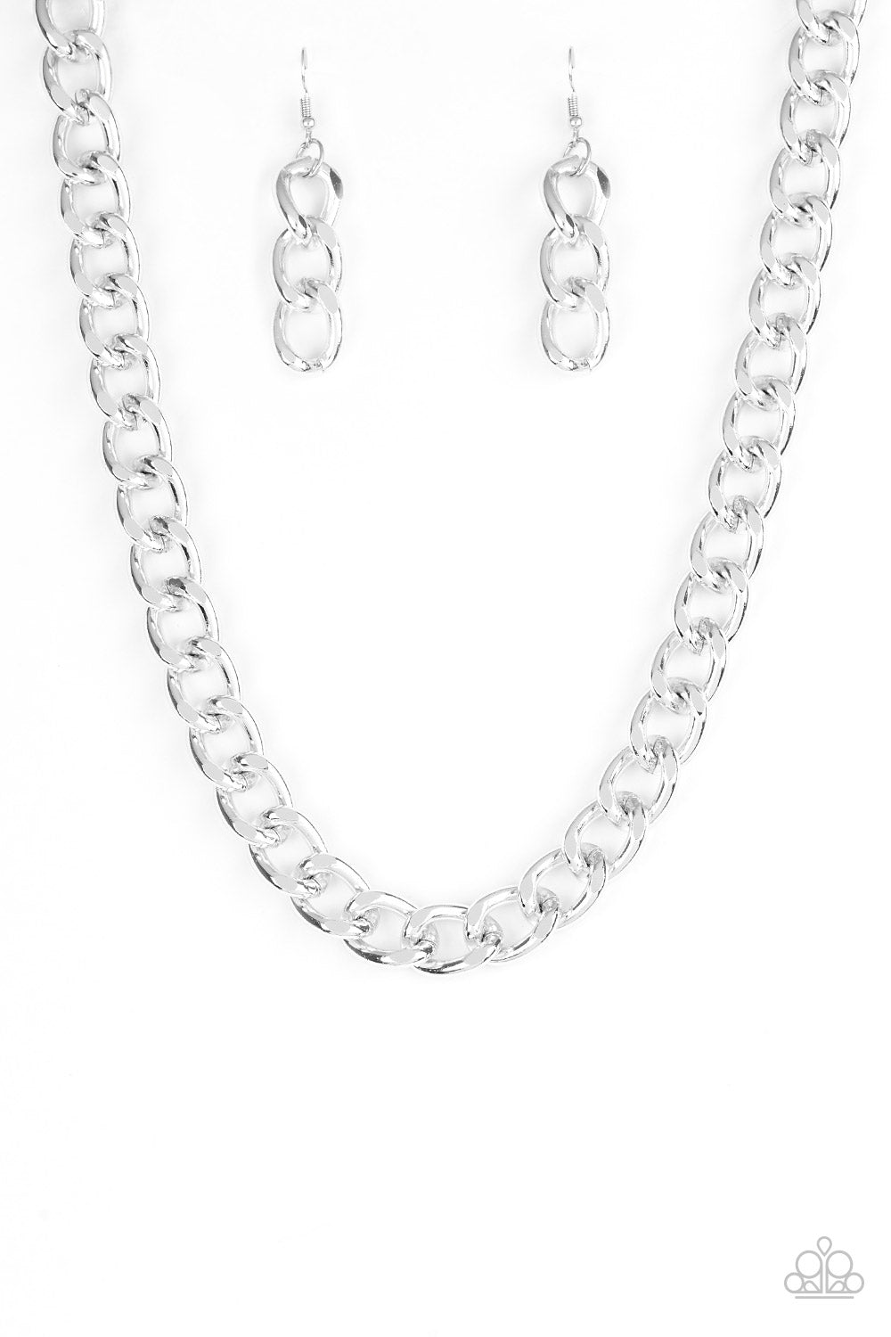 Paparazzi Heavyweight Champion - Silver Necklace 