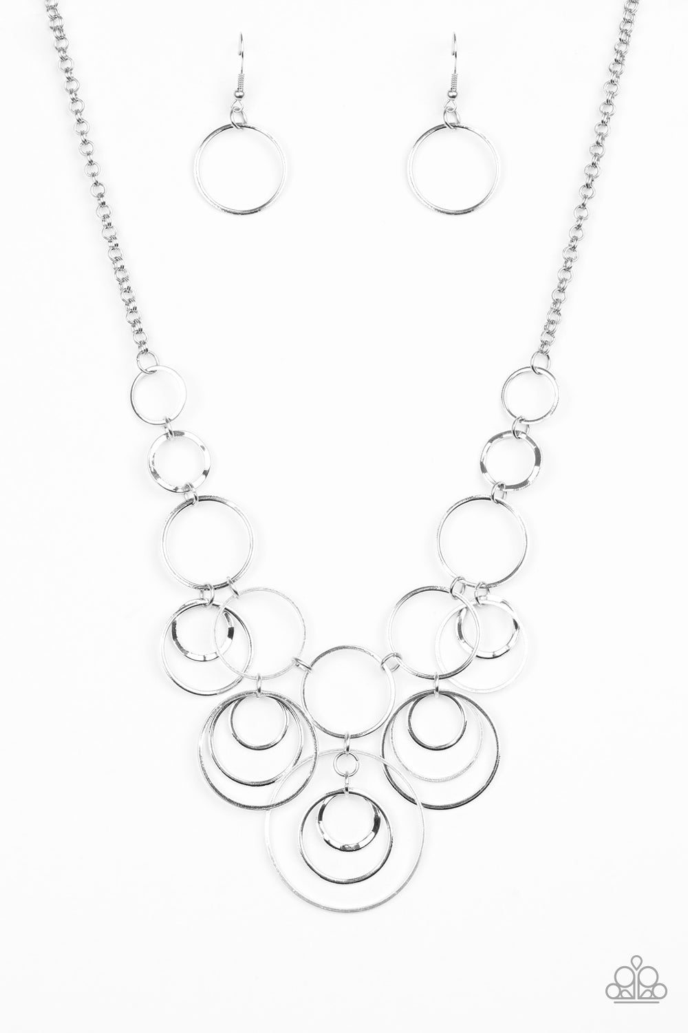 Paparazzi Break The Cycle - Silver Necklace