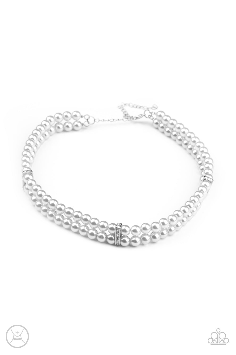 Put On Your Party Dress - Silver Necklace 