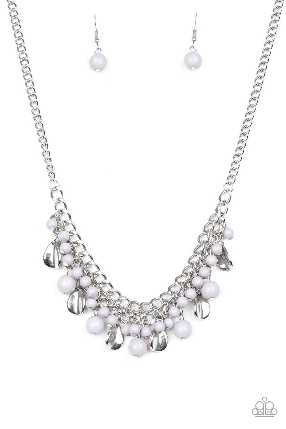 Paparazzi Summer Showdown - Silver Necklace 