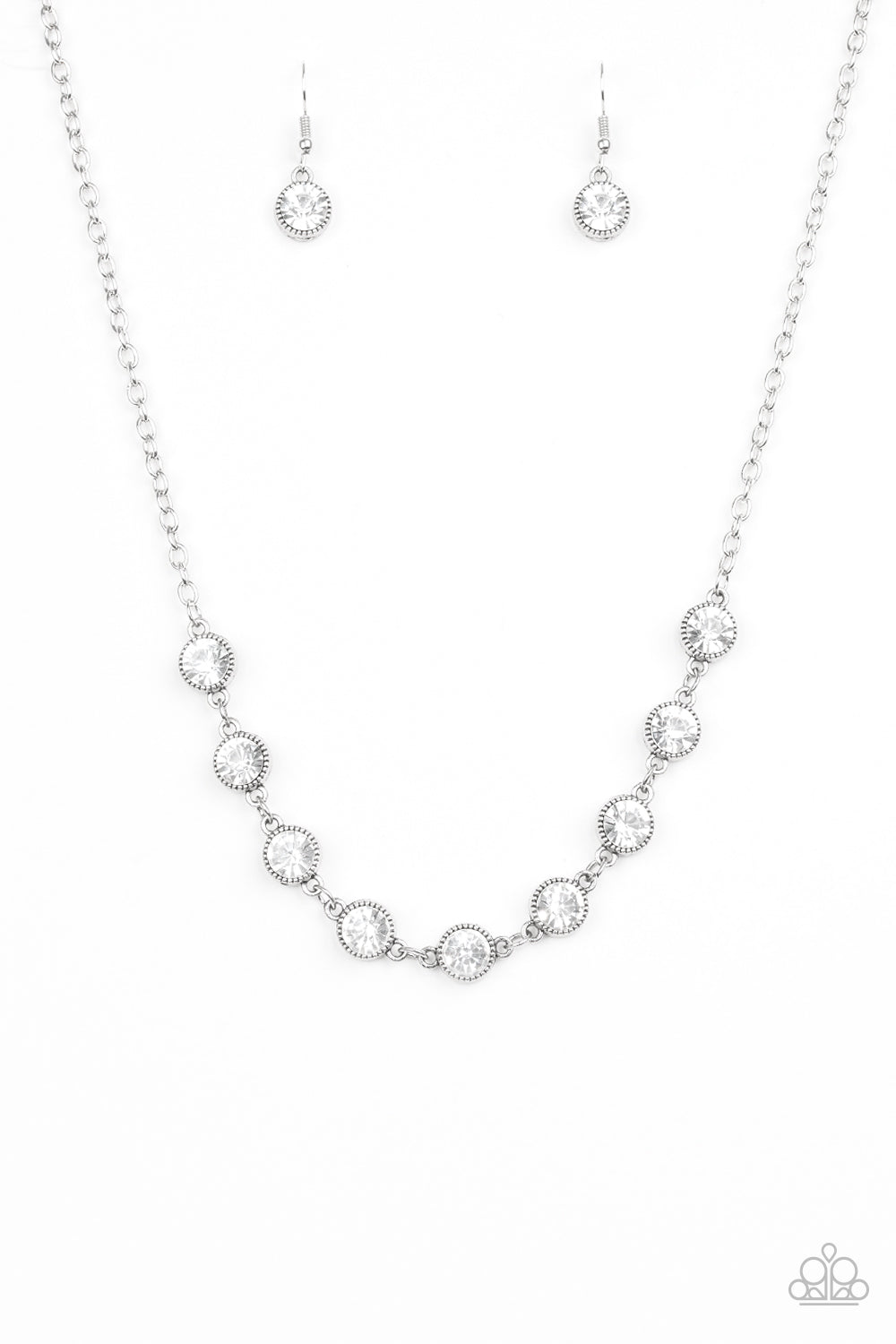 Starlit Socials - White Necklace