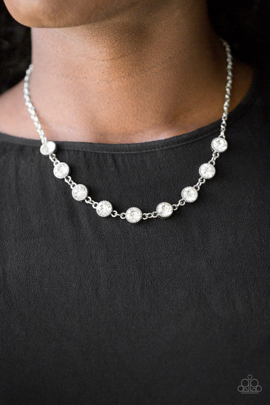 Starlit Socials - White Necklace