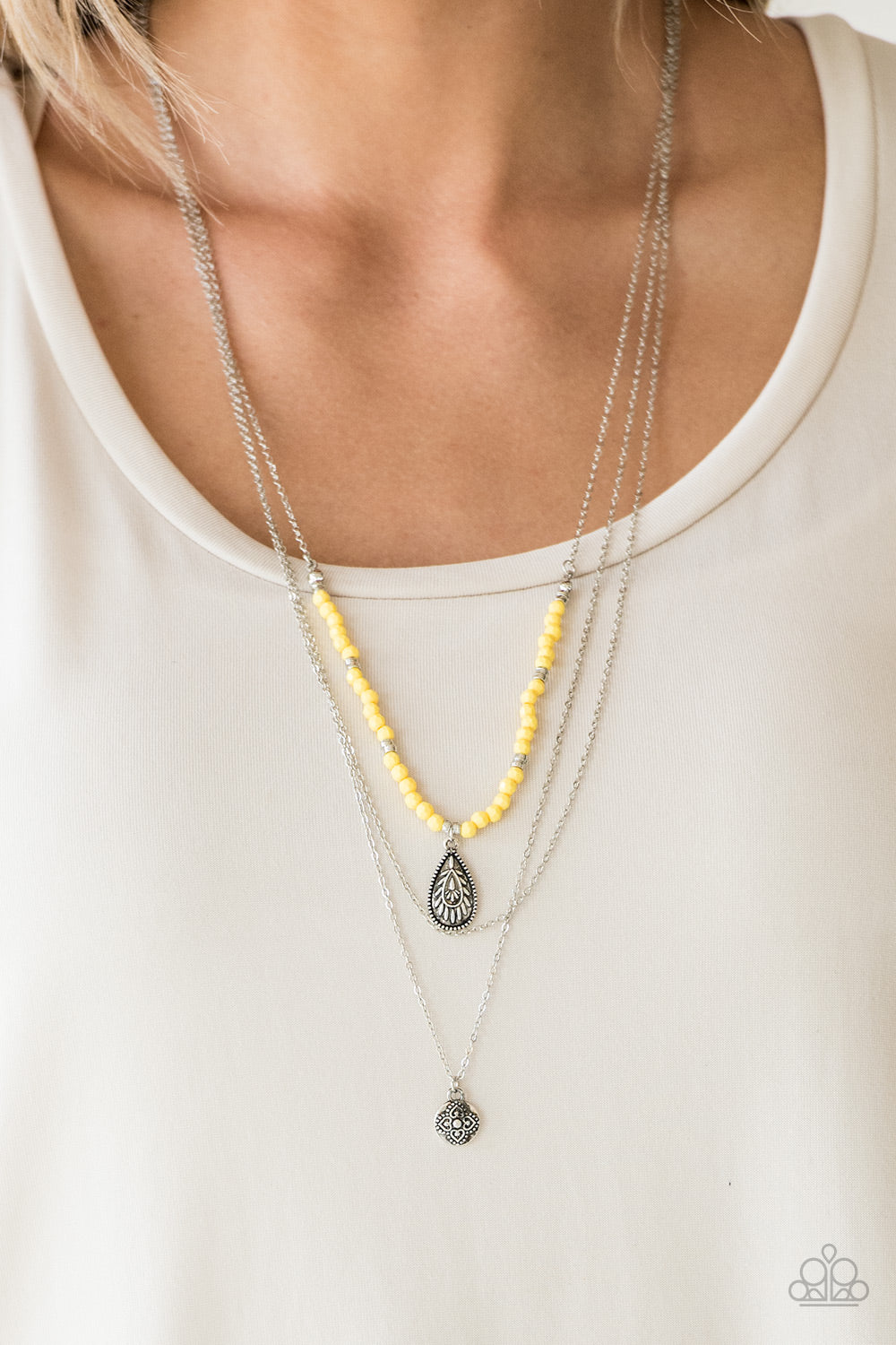 Mild Wild - Yellow Necklace 