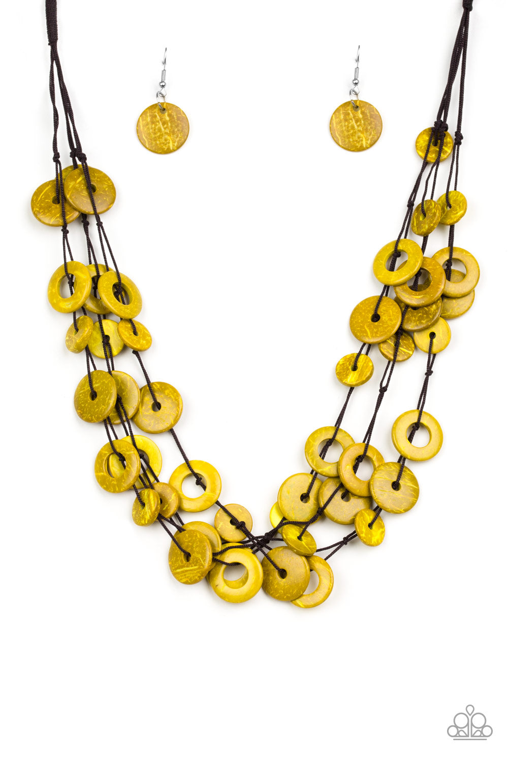 Wonderfully Walla Walla - Yellow Necklace