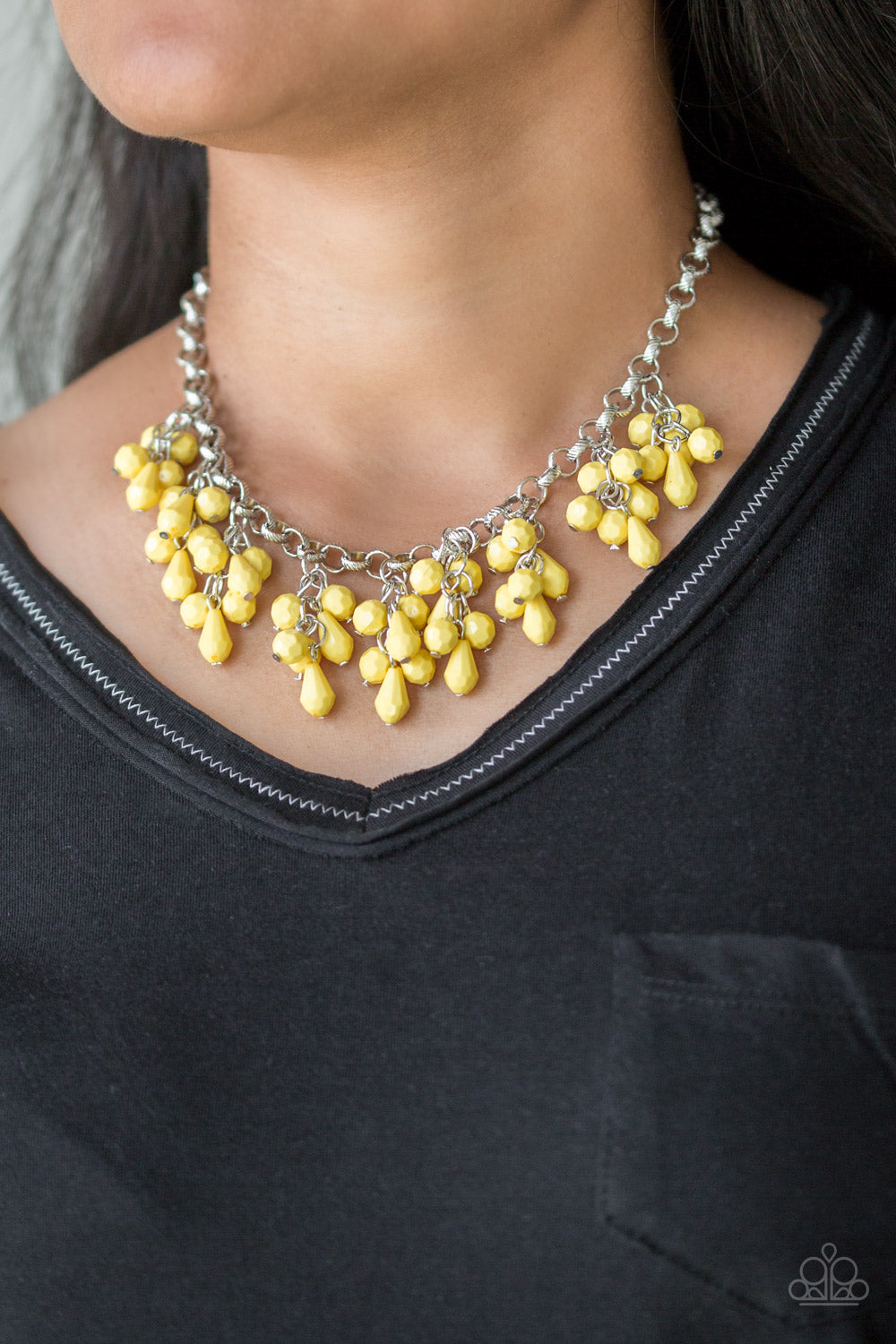 Paparazzi Modern Macarena - Yellow Necklace