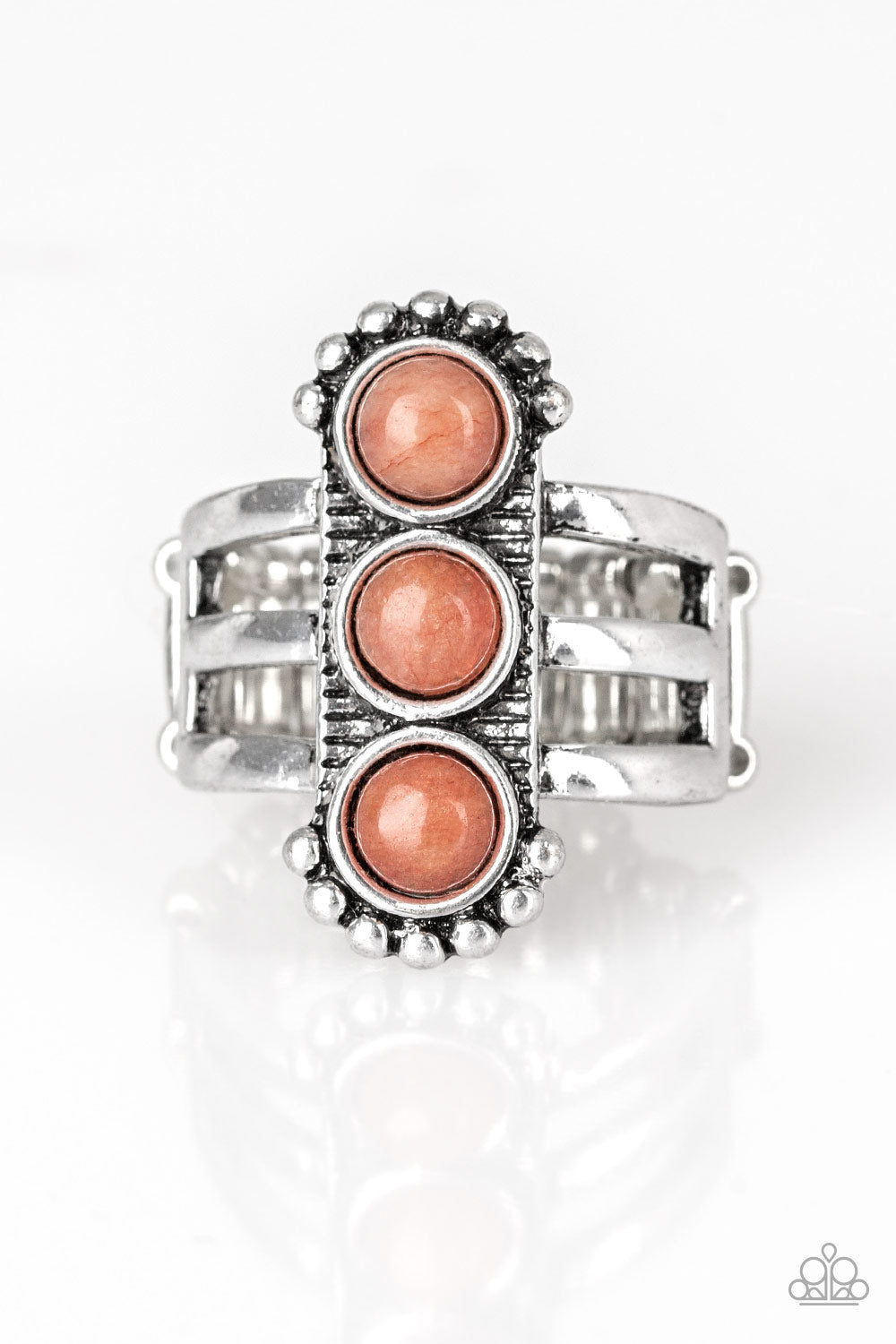 Paparazzi Rio Trio - Orange Ring