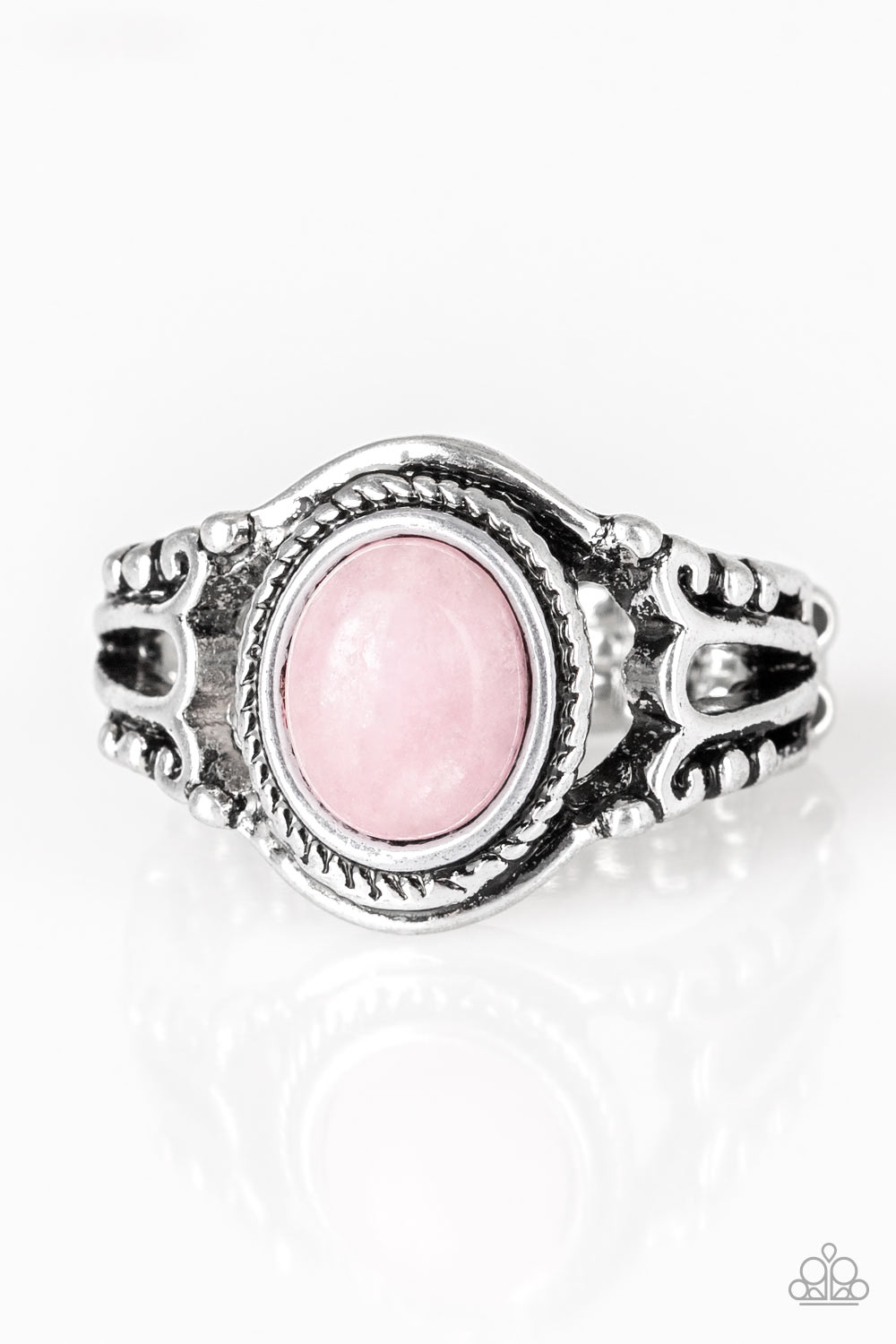 Paparazzi Peacefully Peaceful - Pink Ring 