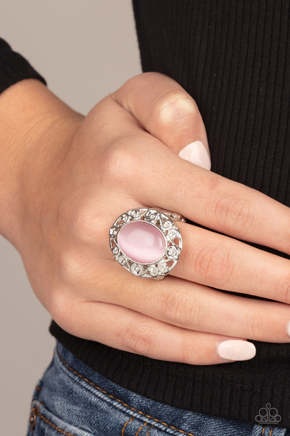 Paparazzi Moonlit Marigold - Pink Ring