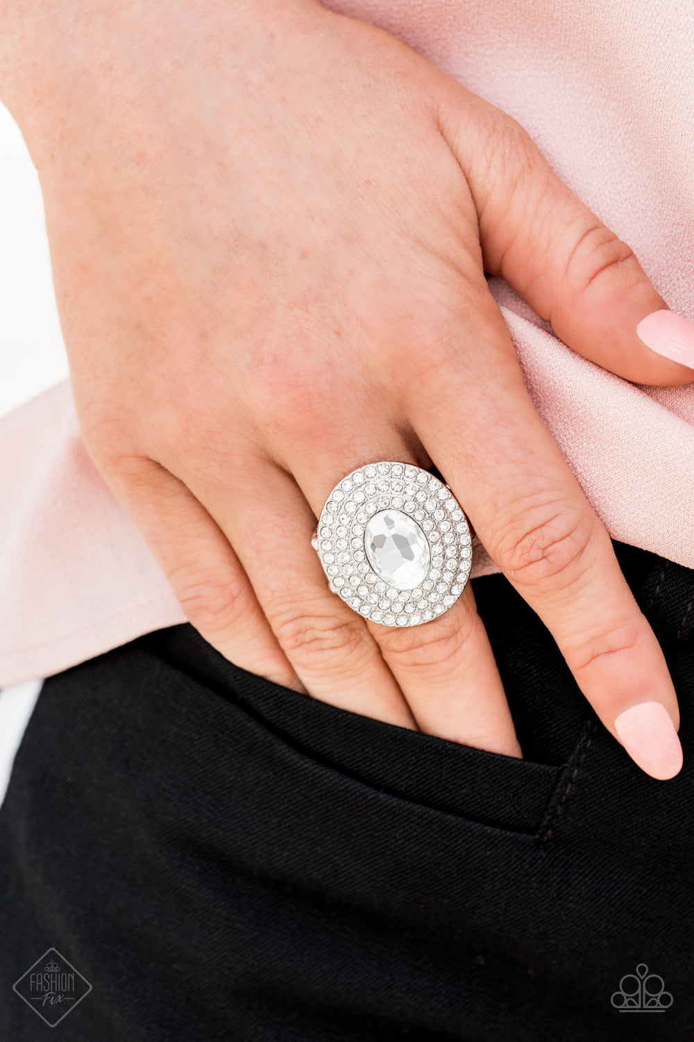 Metro Millionaire - White Ring - Kingdom Bling Showroom