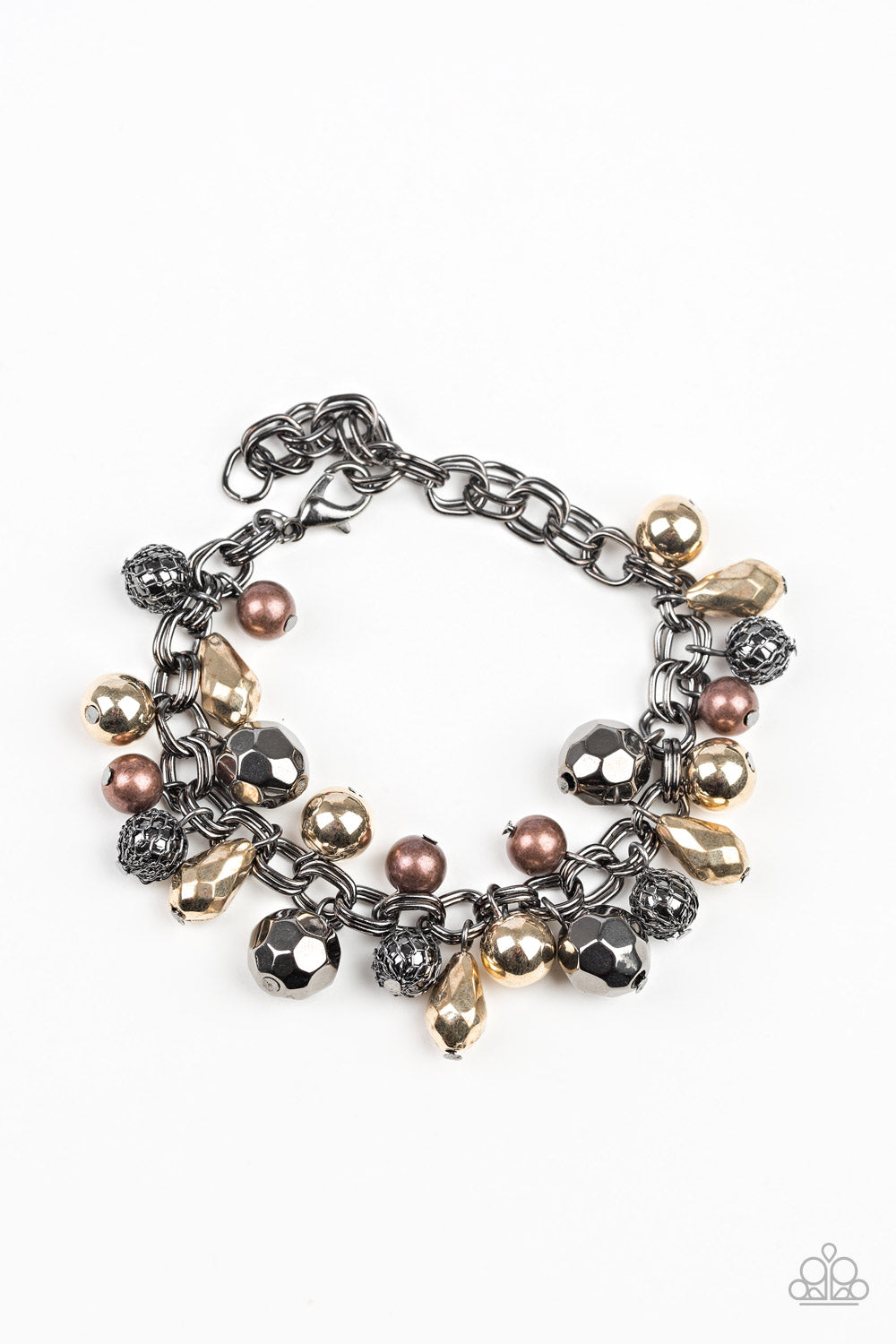 Paparazzi Invest In This - Black Bracelet Set