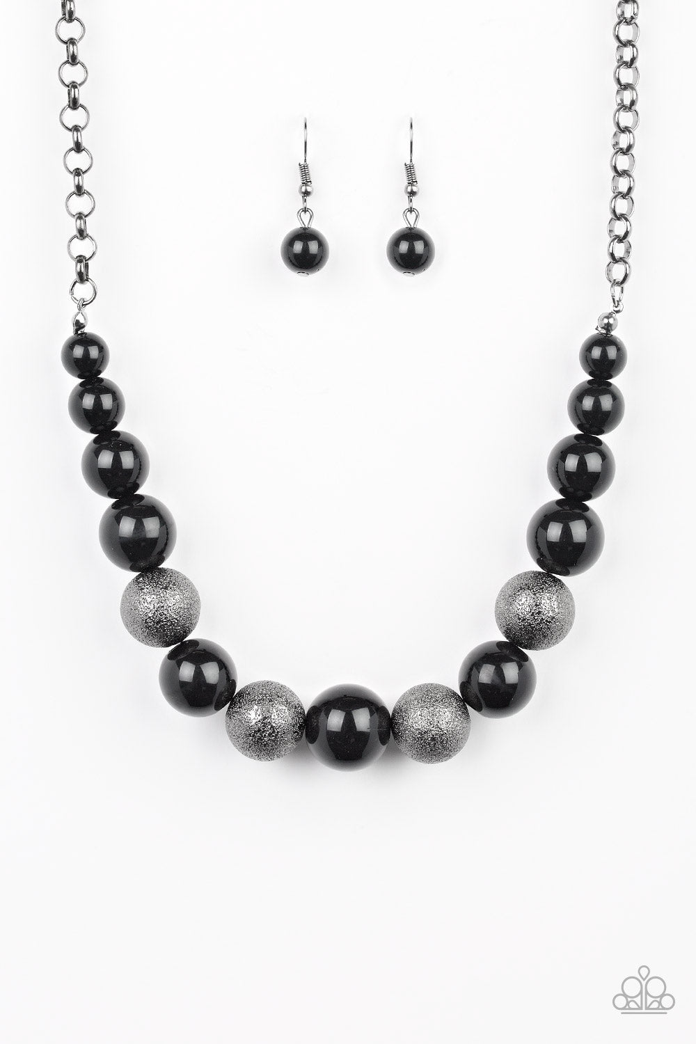 Paparazzi Color Me CEO - Black Necklace Set