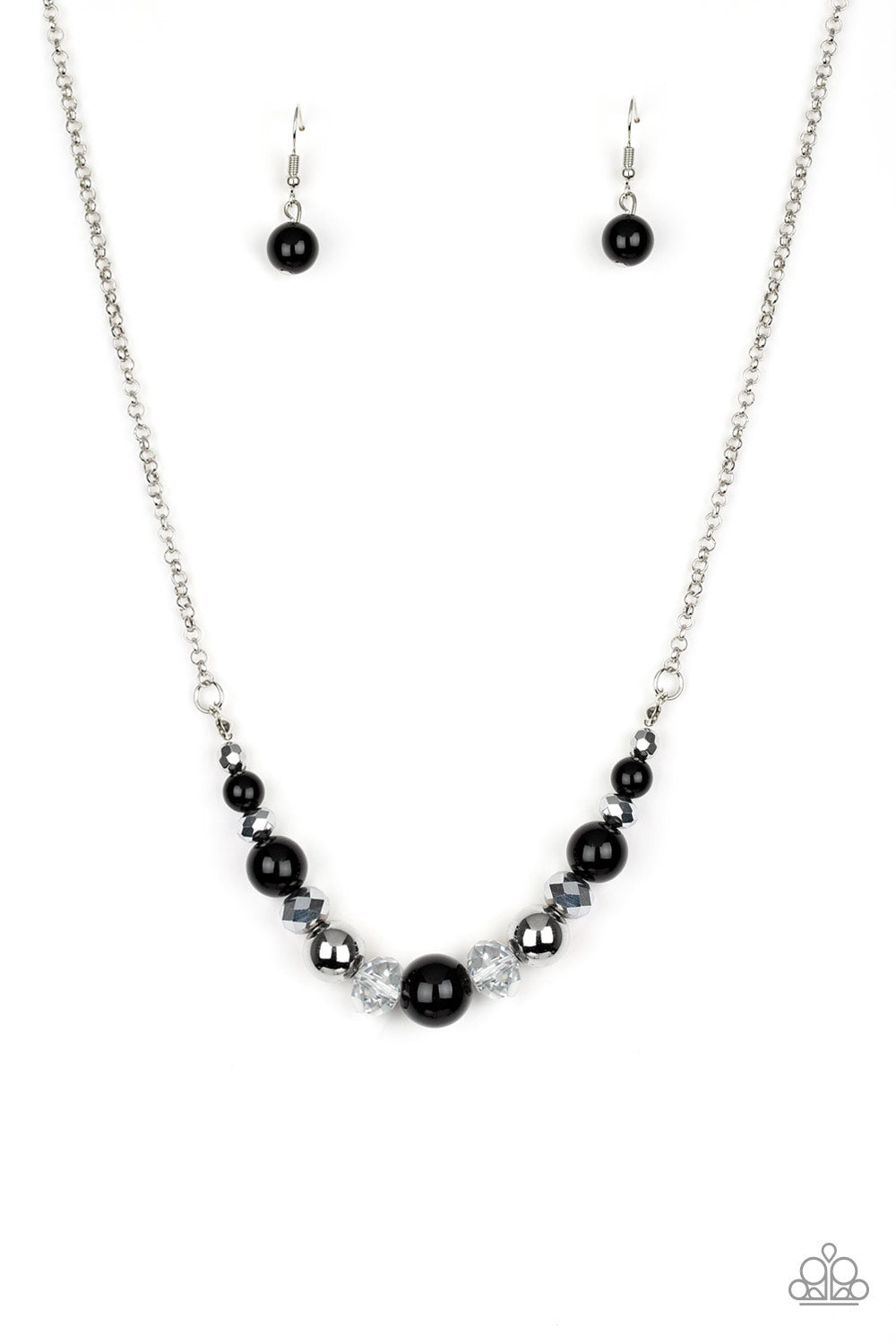 Paparazzi The Big-Leaguer - Black Necklace 