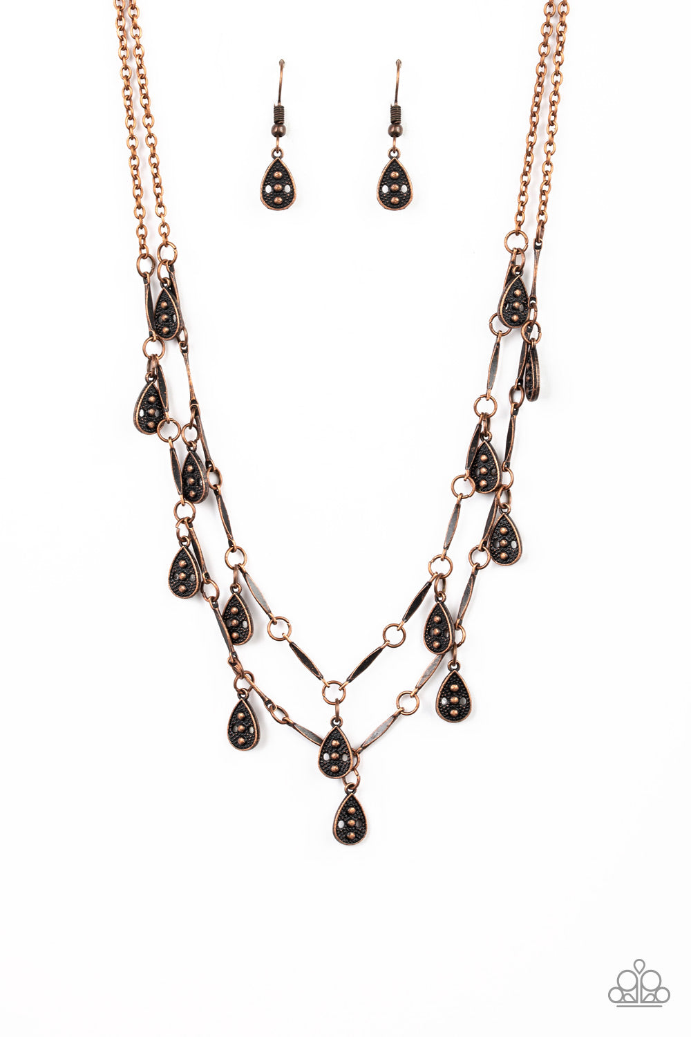 Paparazzi Galapagos Gypsy - Copper Necklace 