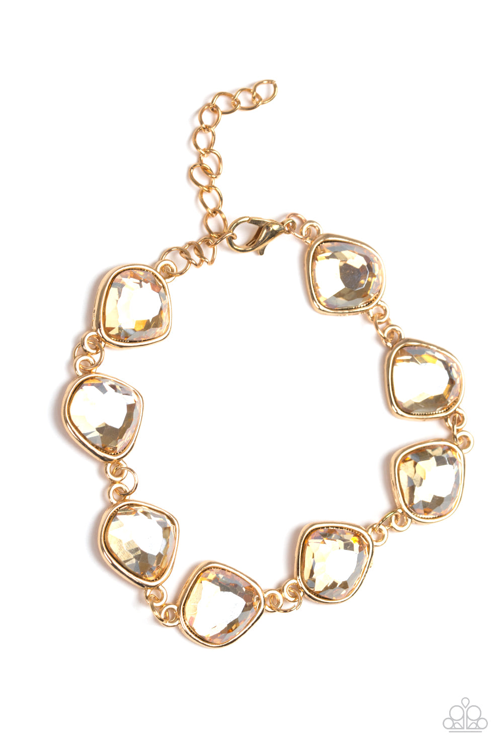 Paparazzi Perfect Imperfection - Gold Bracelet 