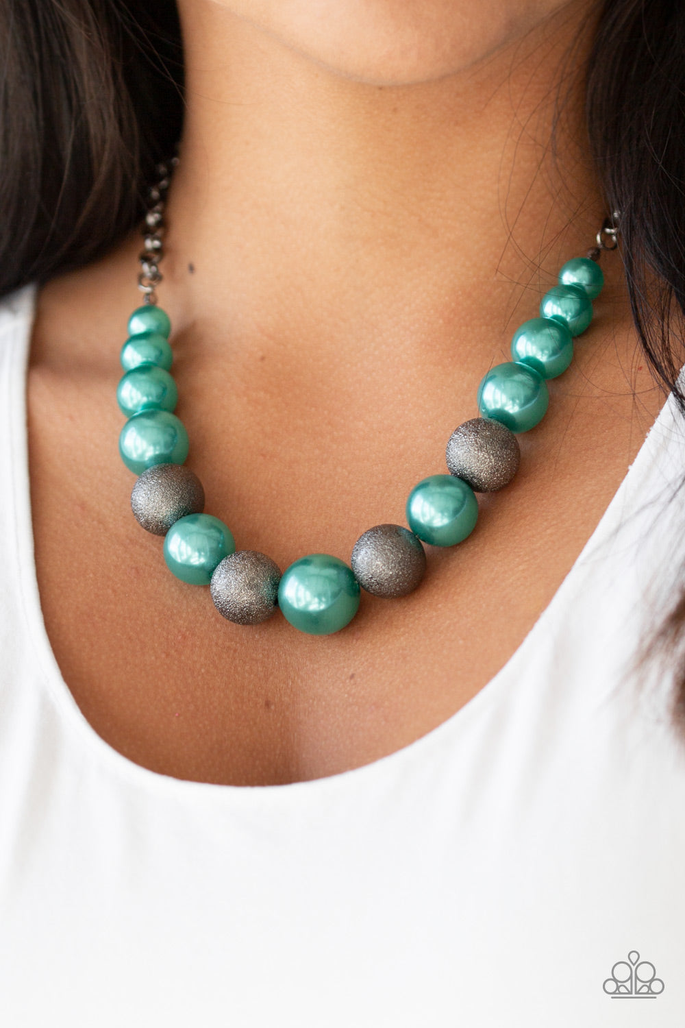 Paparazzi Color Me CEO - Green Necklace 