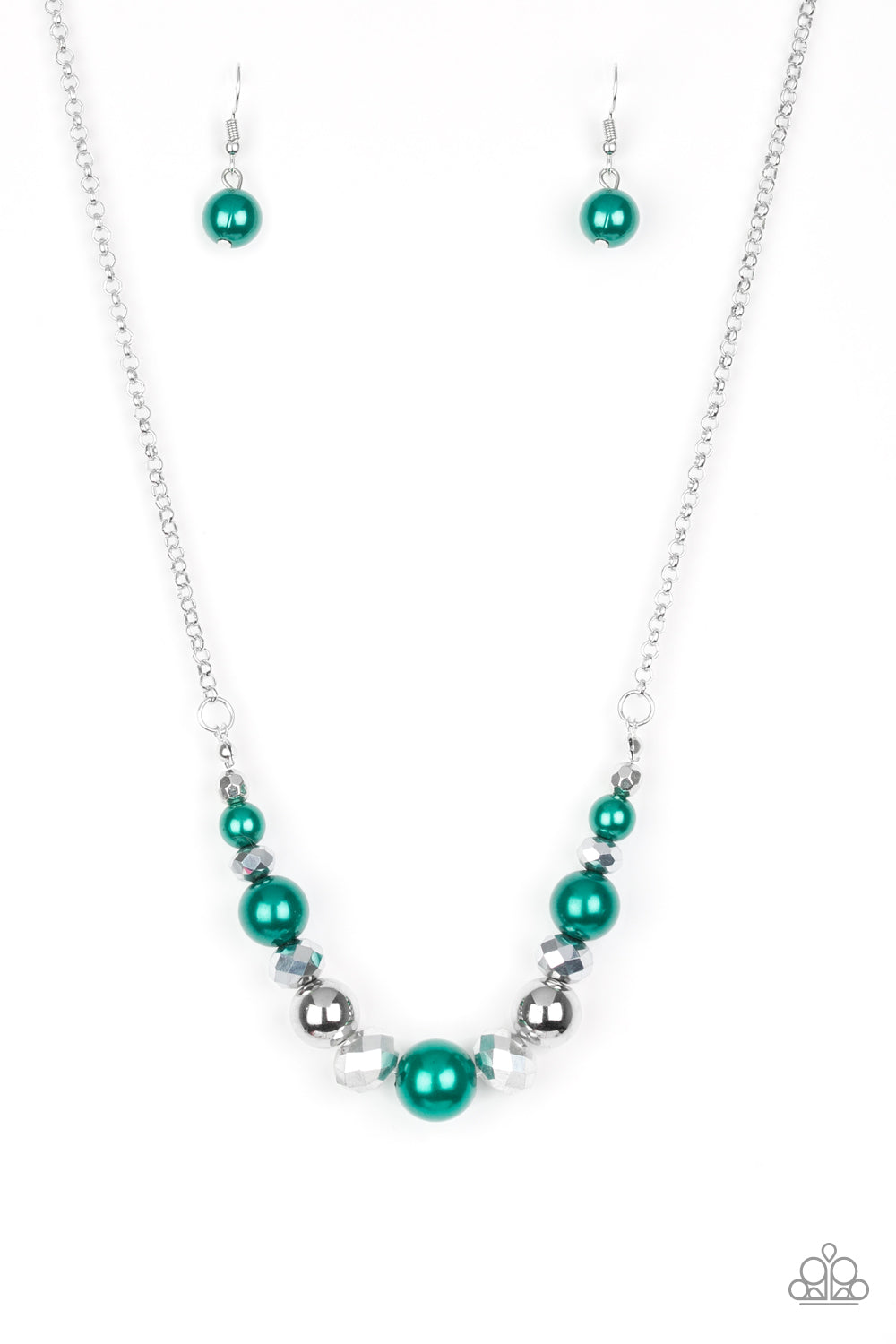 Paparazzi The Big-Leaguer - Green Necklace 