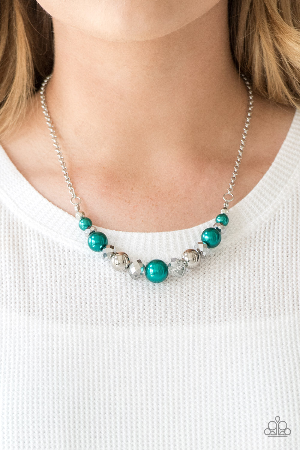 Paparazzi The Big-Leaguer - Green Necklace 