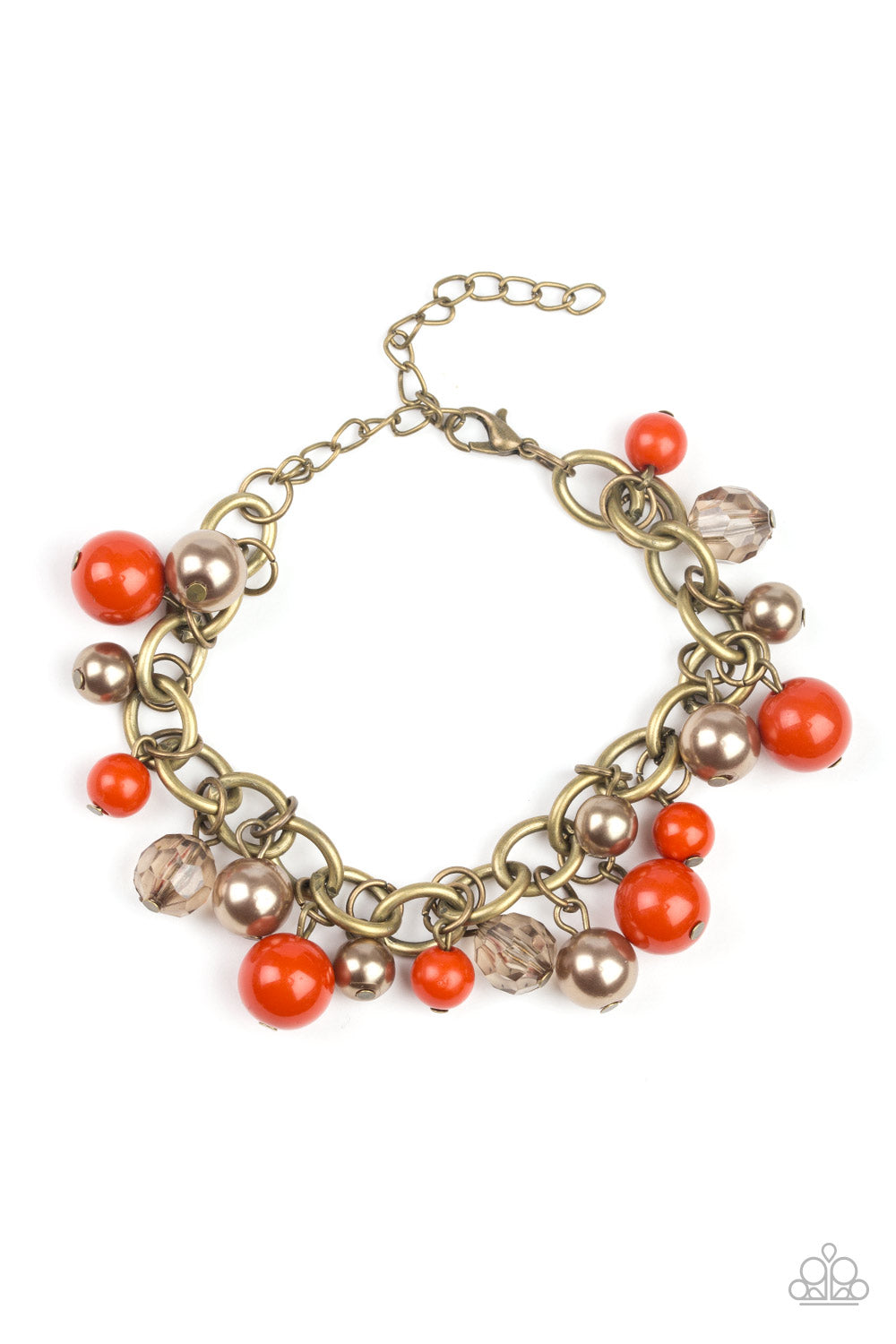 Grit and Glamour - Orange Bracelet