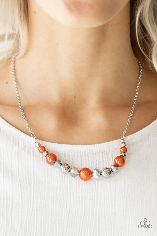 The Big-Leaguer - Orange Necklace 