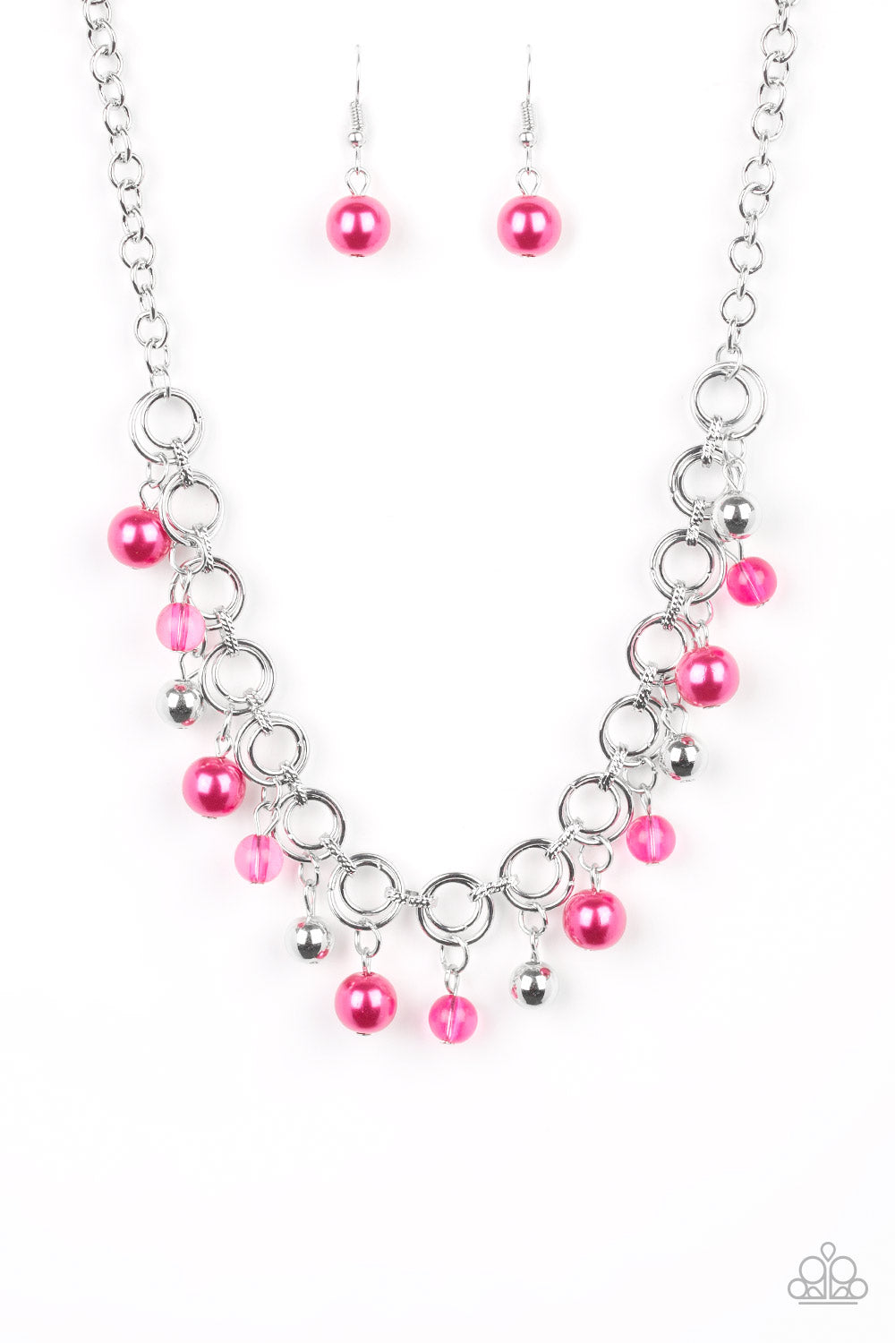 Paparazzi Fiercely Fancy - Pink Necklace 