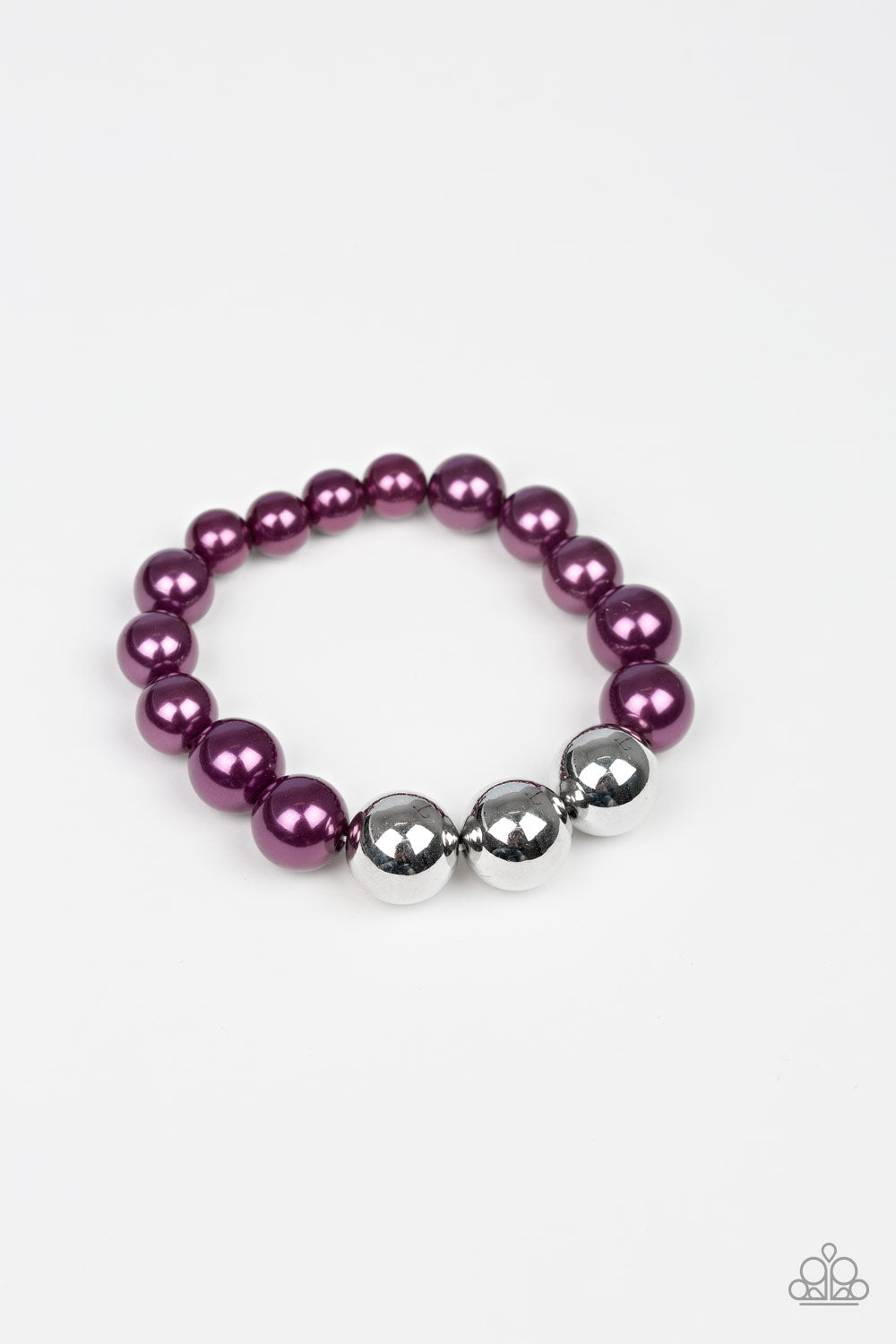 Paparazzi All Dressed UPTOWN - Purple Bracelet 