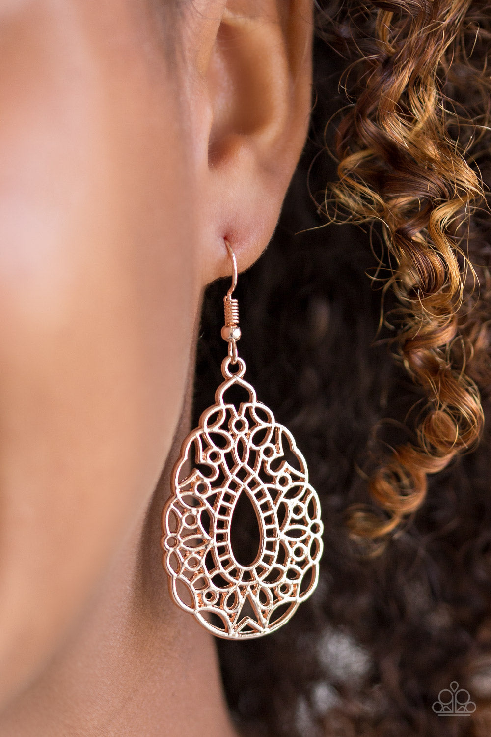 Wisteria Histeria - Rose Gold Earring