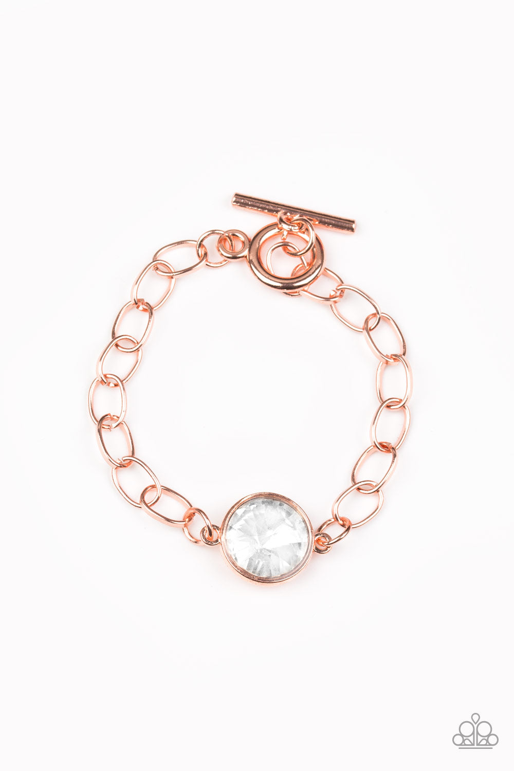 Paparazzi All Aglitter - Copper Bracelet 