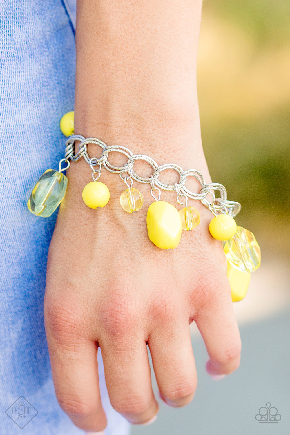 Seize The BAY - Yellow Bracelet