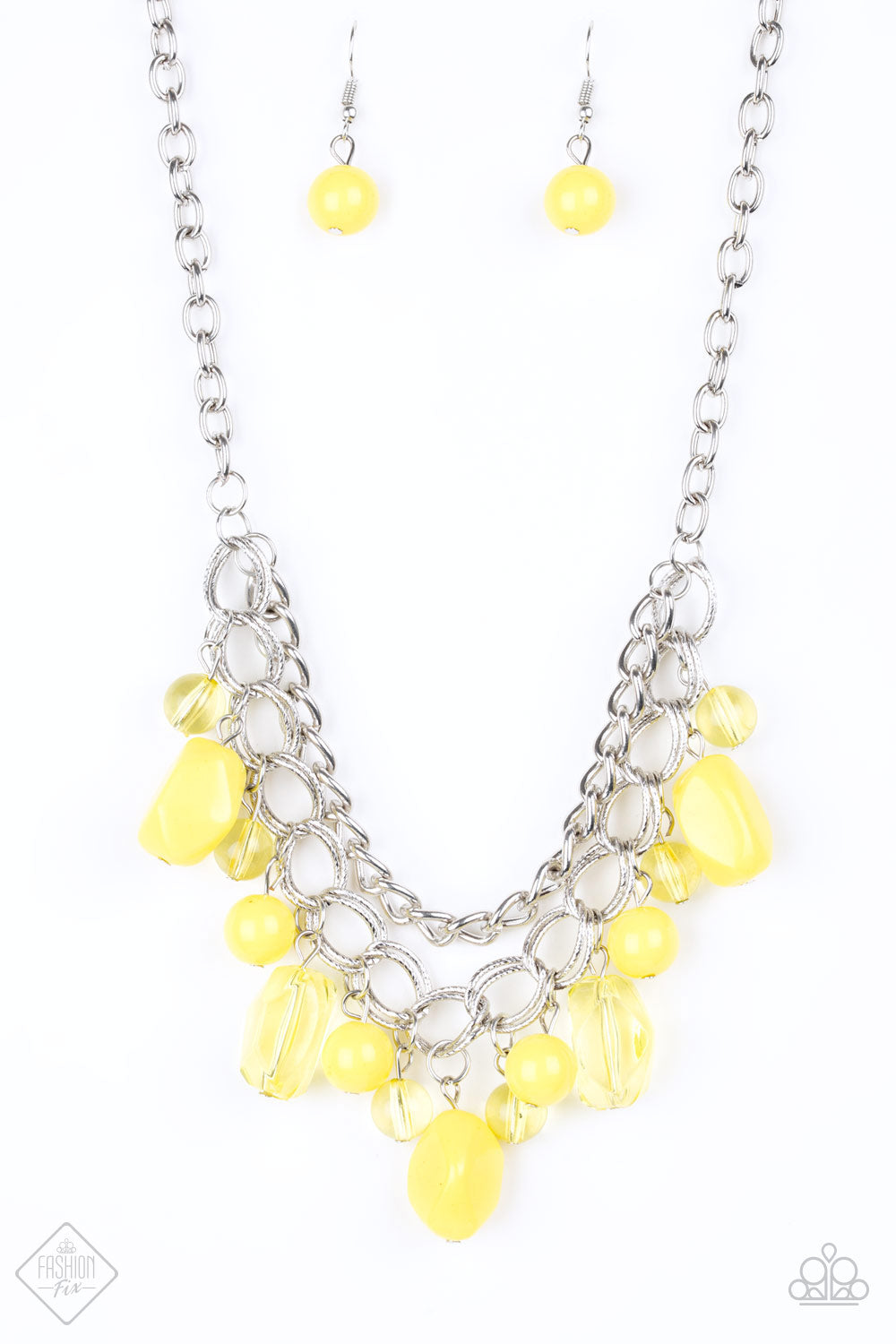 Paparazzi Brazilian Bay - Yellow Necklace 