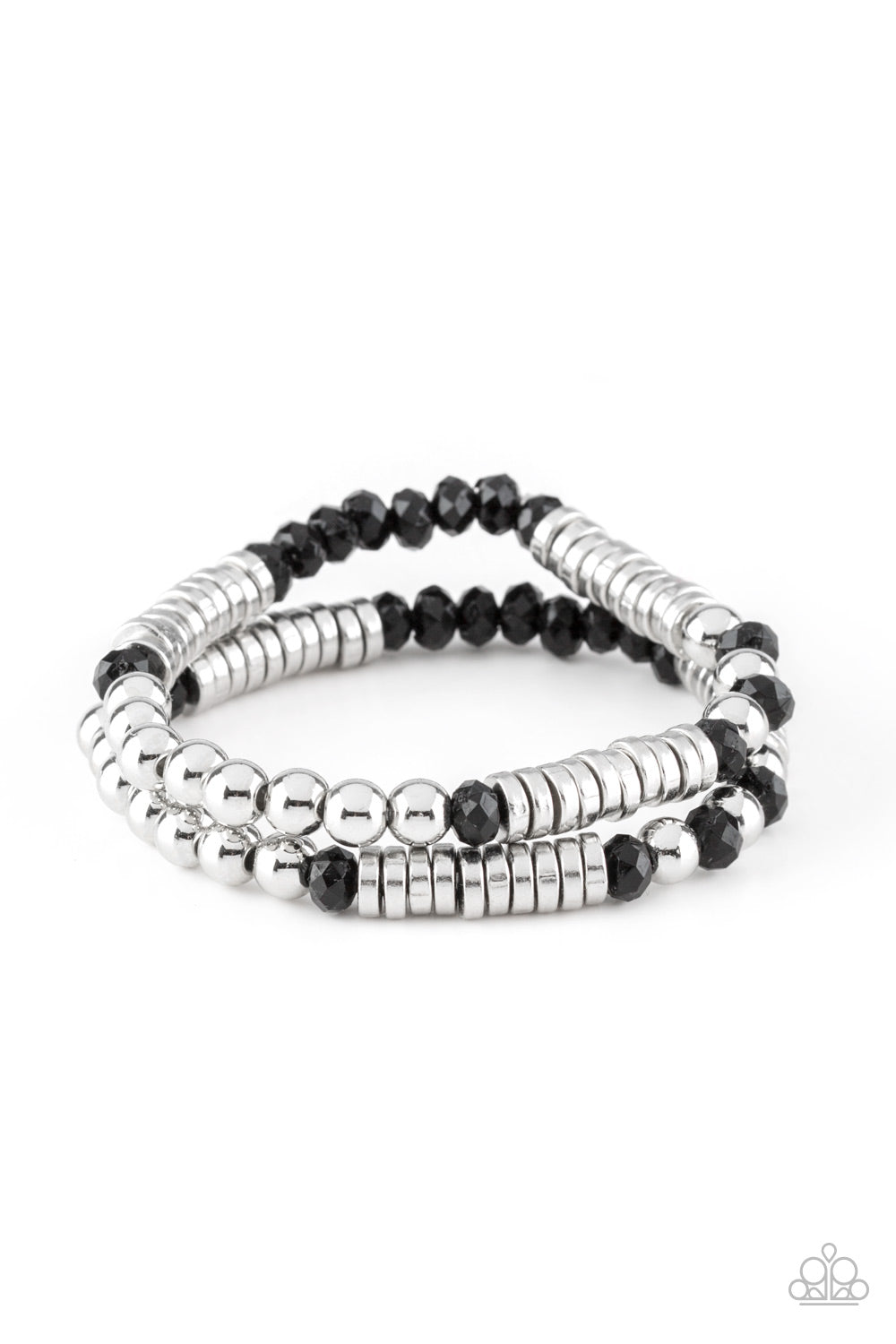 Downright Dressy - Black Bracelet